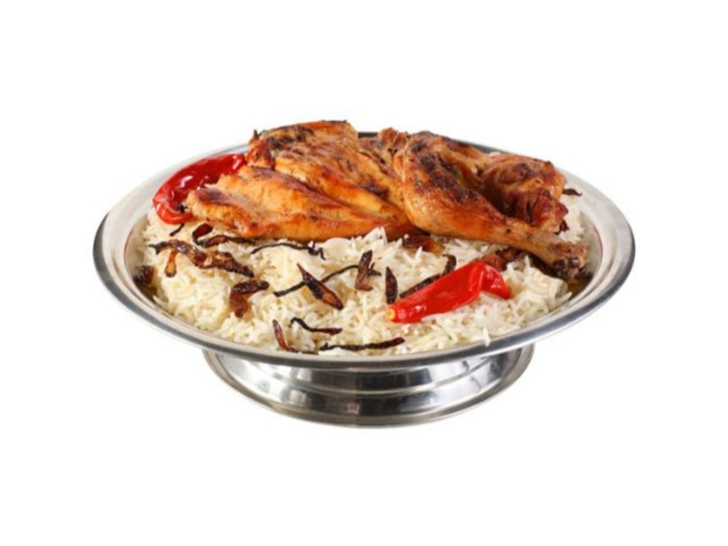 دجاج مظبي مثلوثة - نصف دجاج