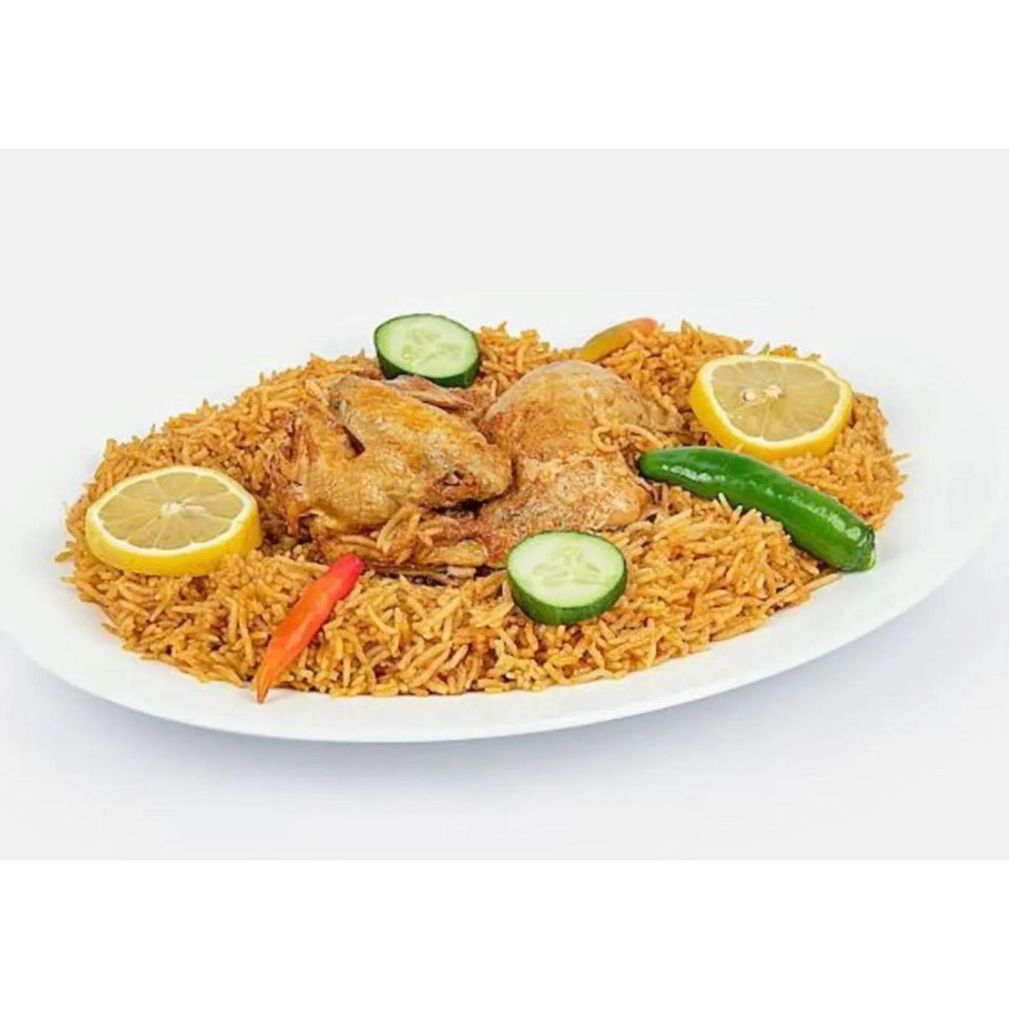 دجاج مضغوط - مع الأرز