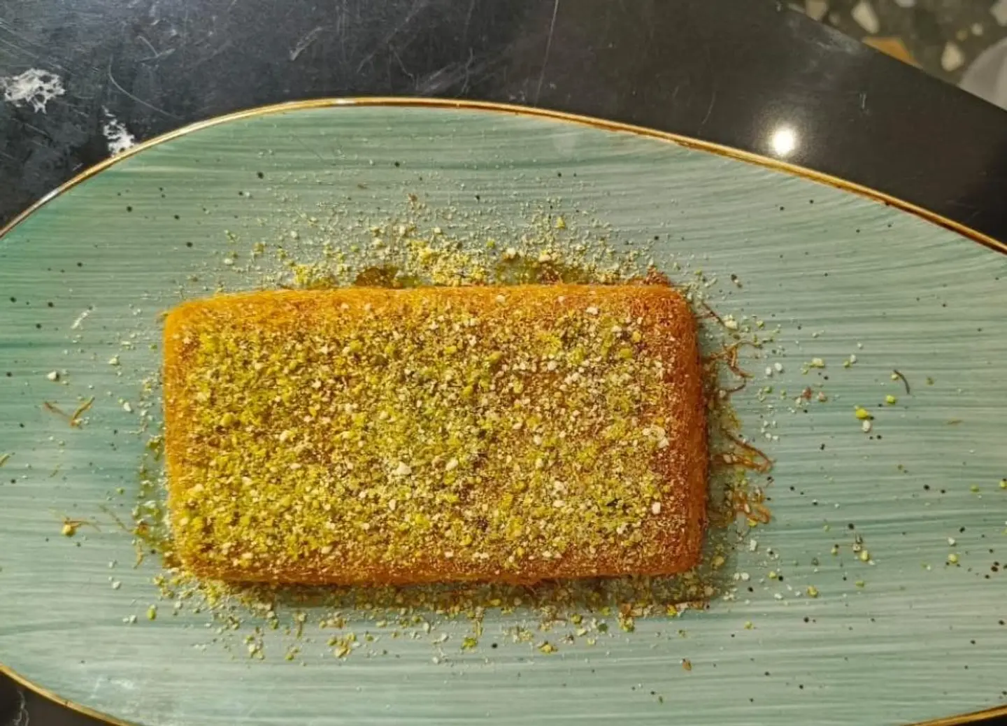 Kunafa With Cream And Nuts - Small