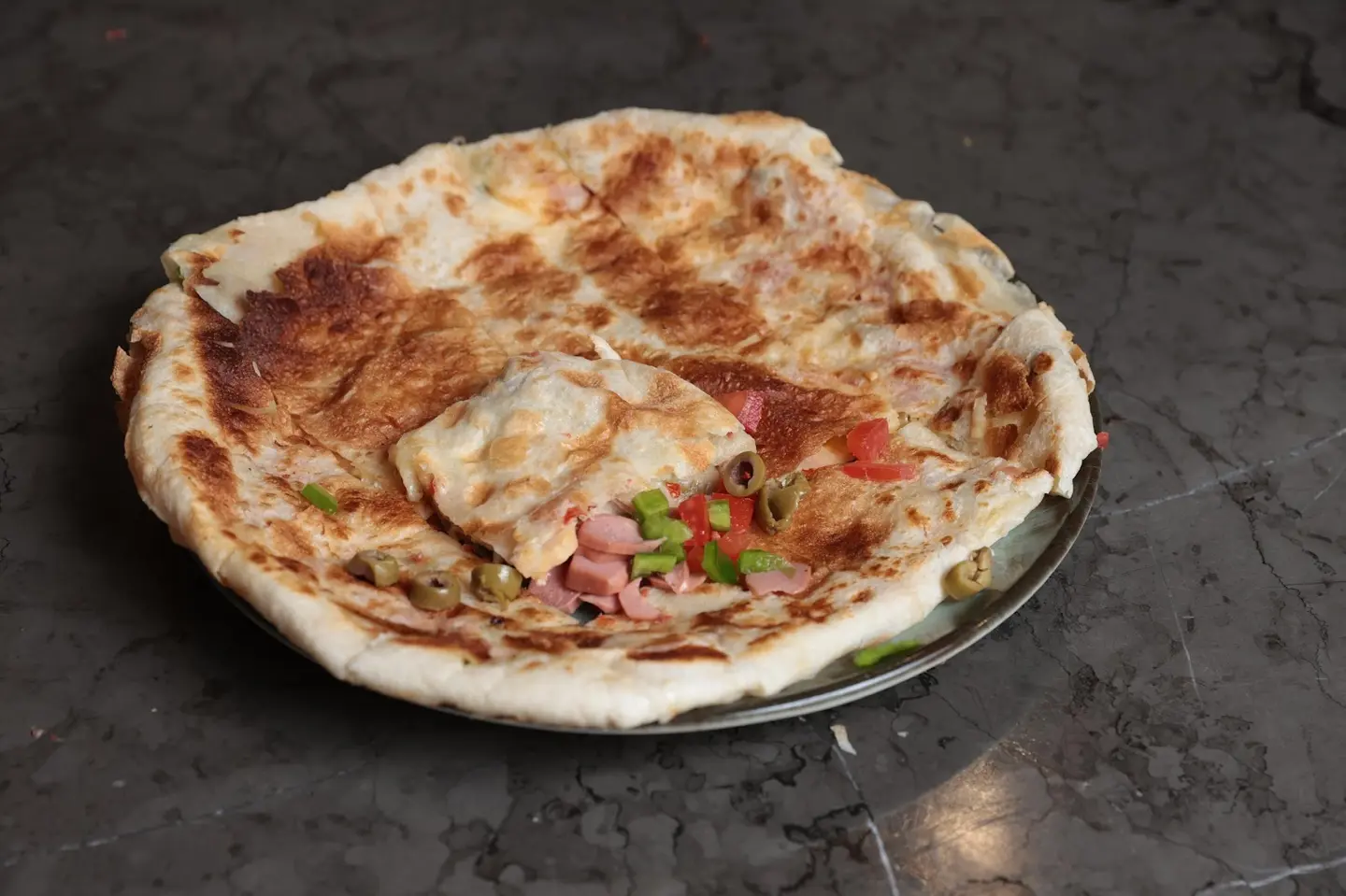 فطيرة هوت دوج - وسط