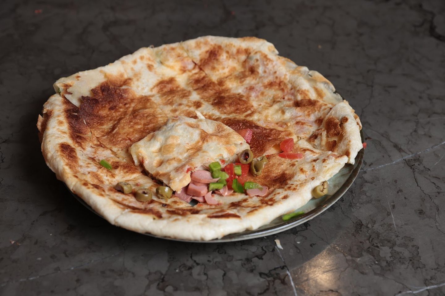 فطيرة هوت دوج - وسط