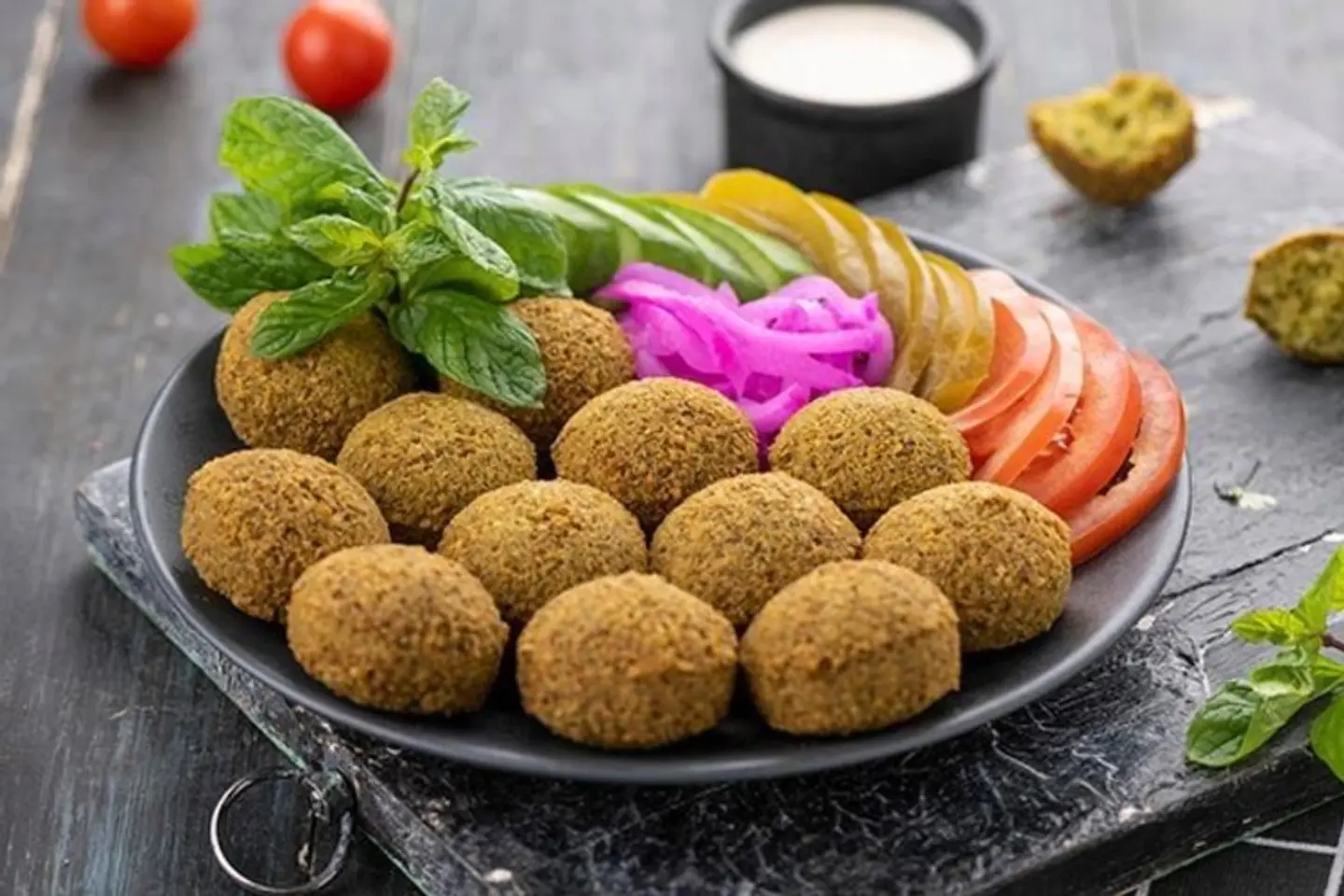 صحن فلافل - صغير