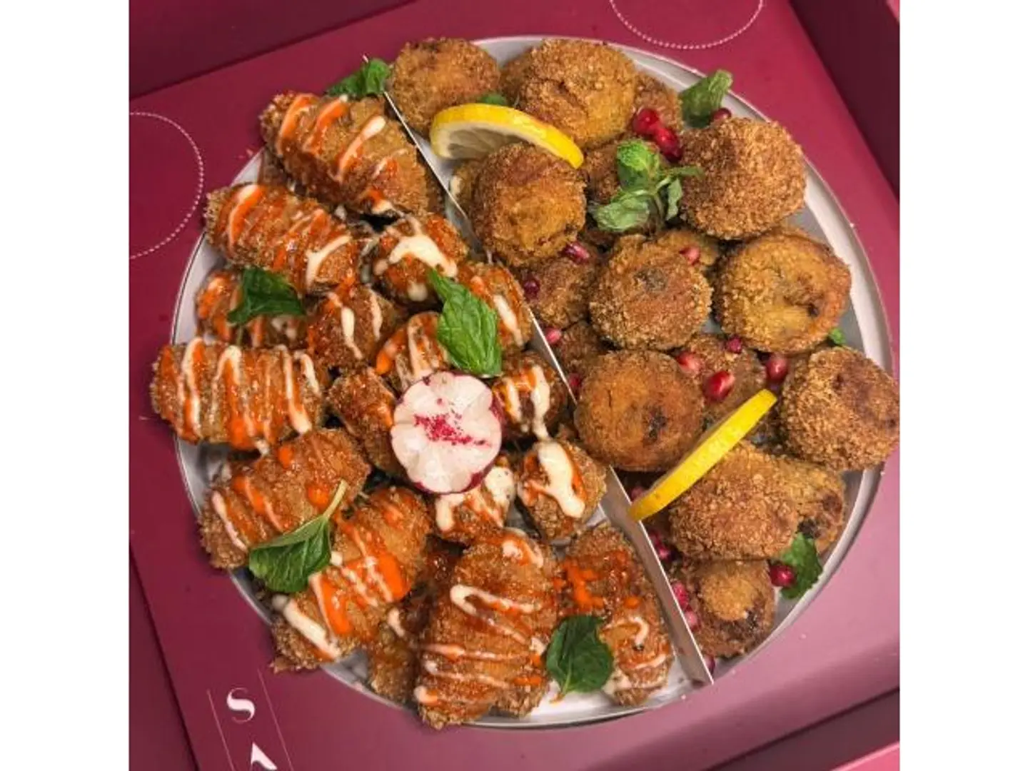 كرات ورق عنب و كفتة دجاج - صغير