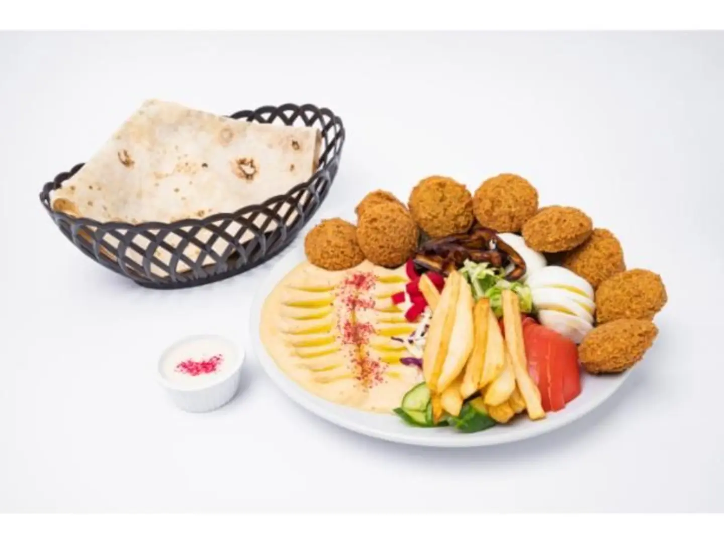 صحن فلافل مشكل صغير - صغير