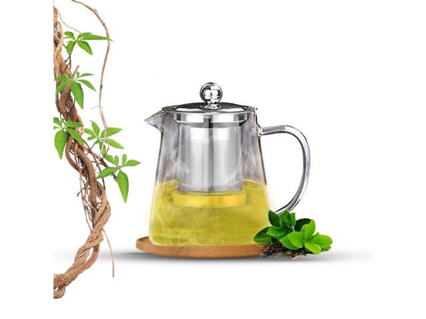 ابريق شاي أخضر - كبير