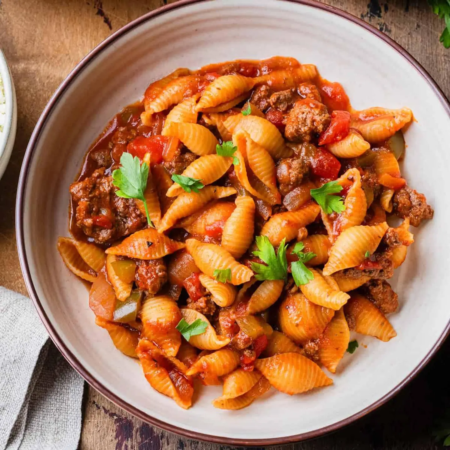 American Chop Suey - Vegetables