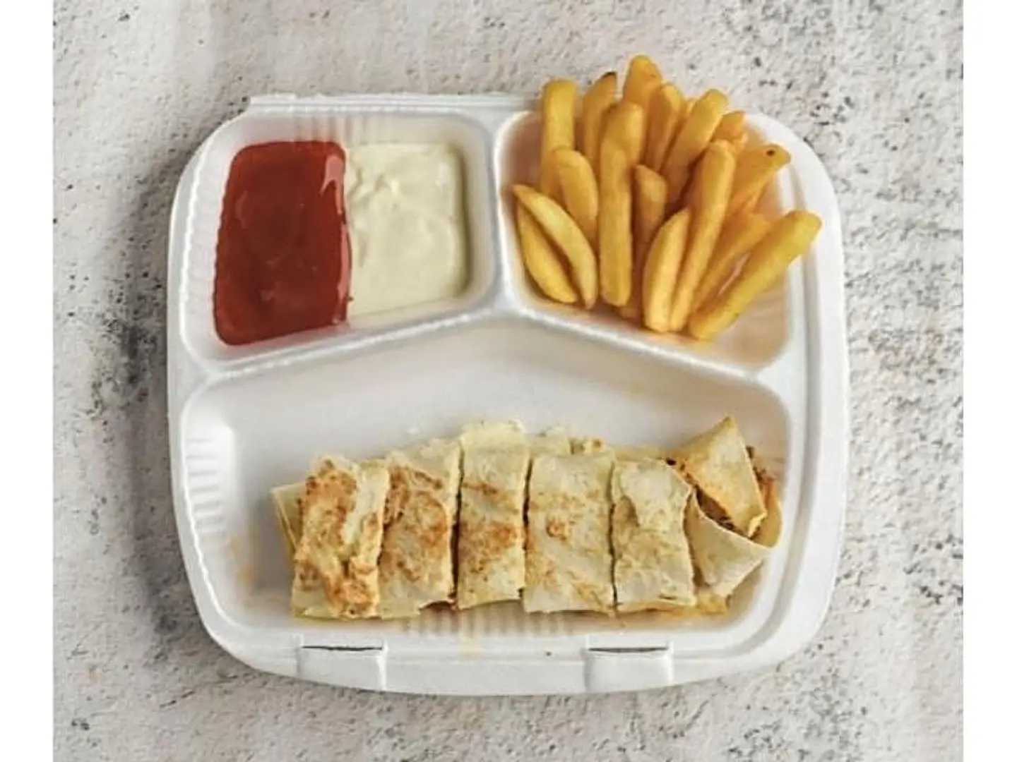 شاورما عربي صغير - بدون جبنة