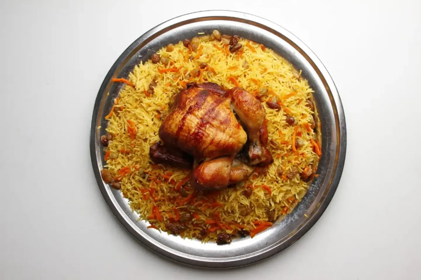 Grilled Chicken With Rice - Half A Chicken