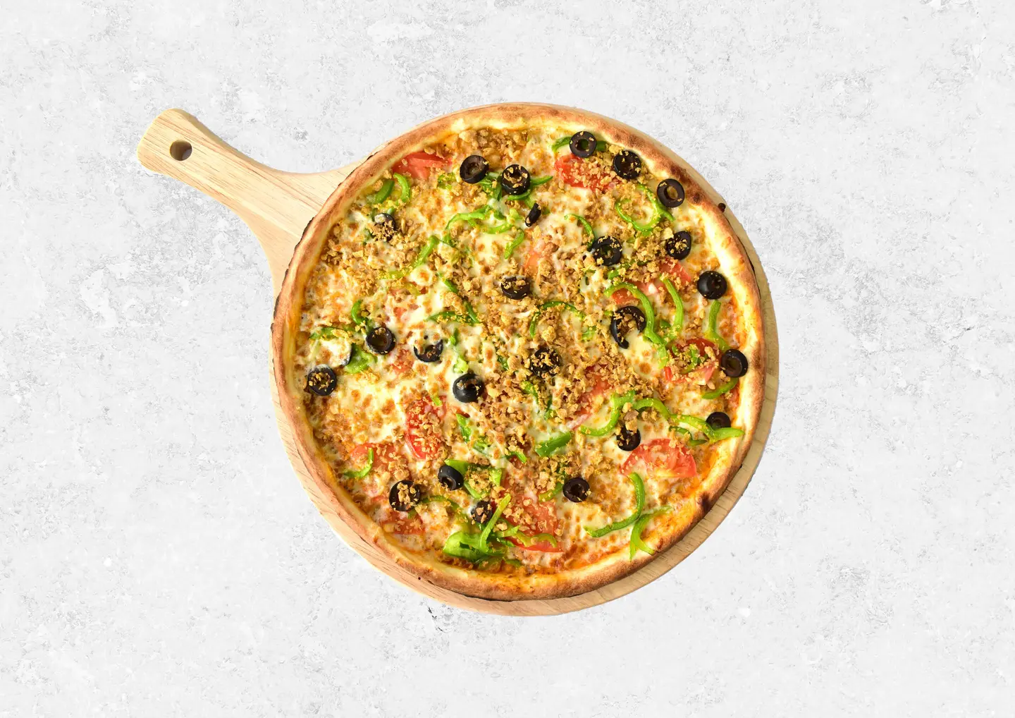 Meat Pizza With Vegetables - Medium