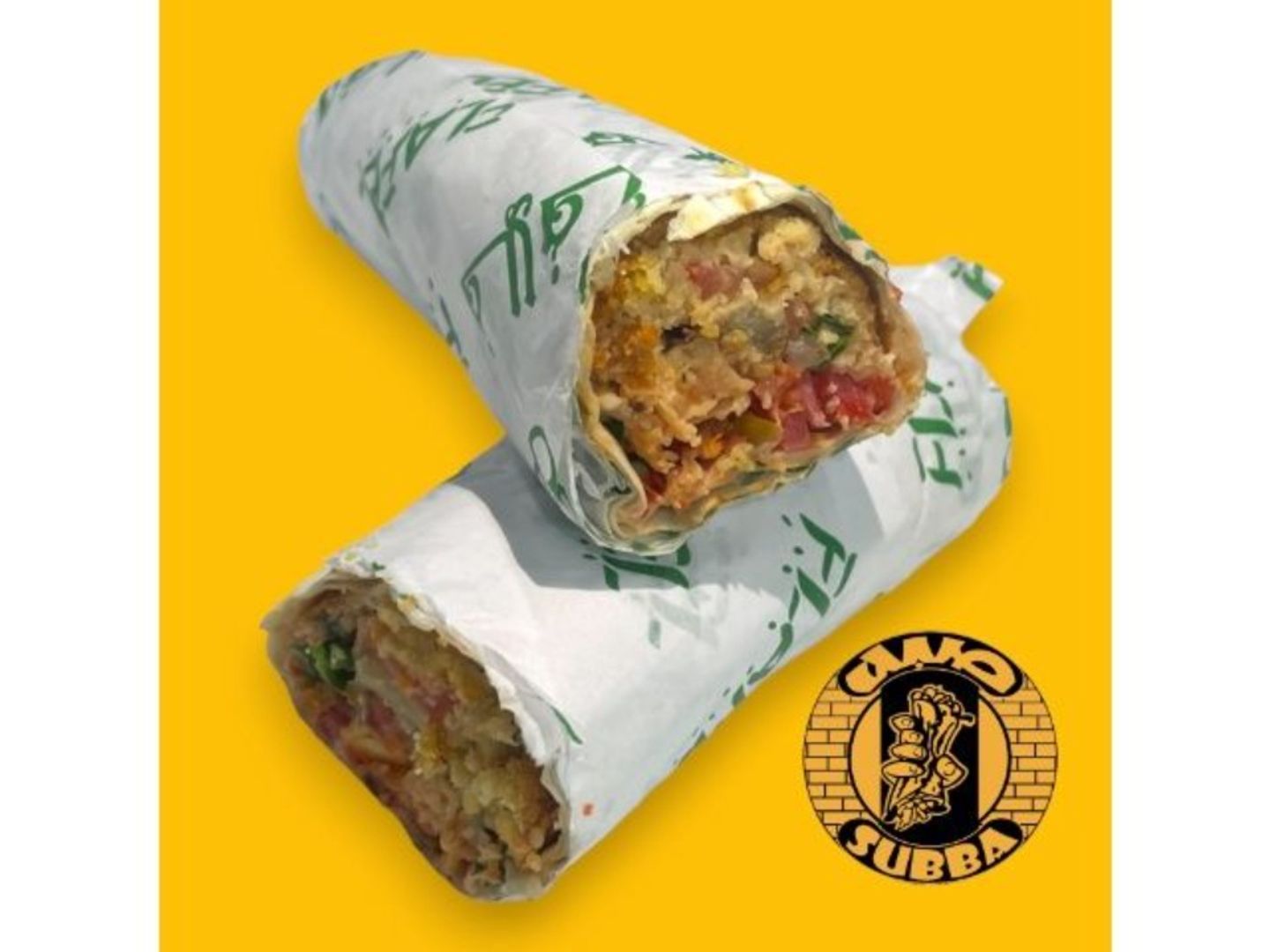 Falafel Sandwich - Saj Bread