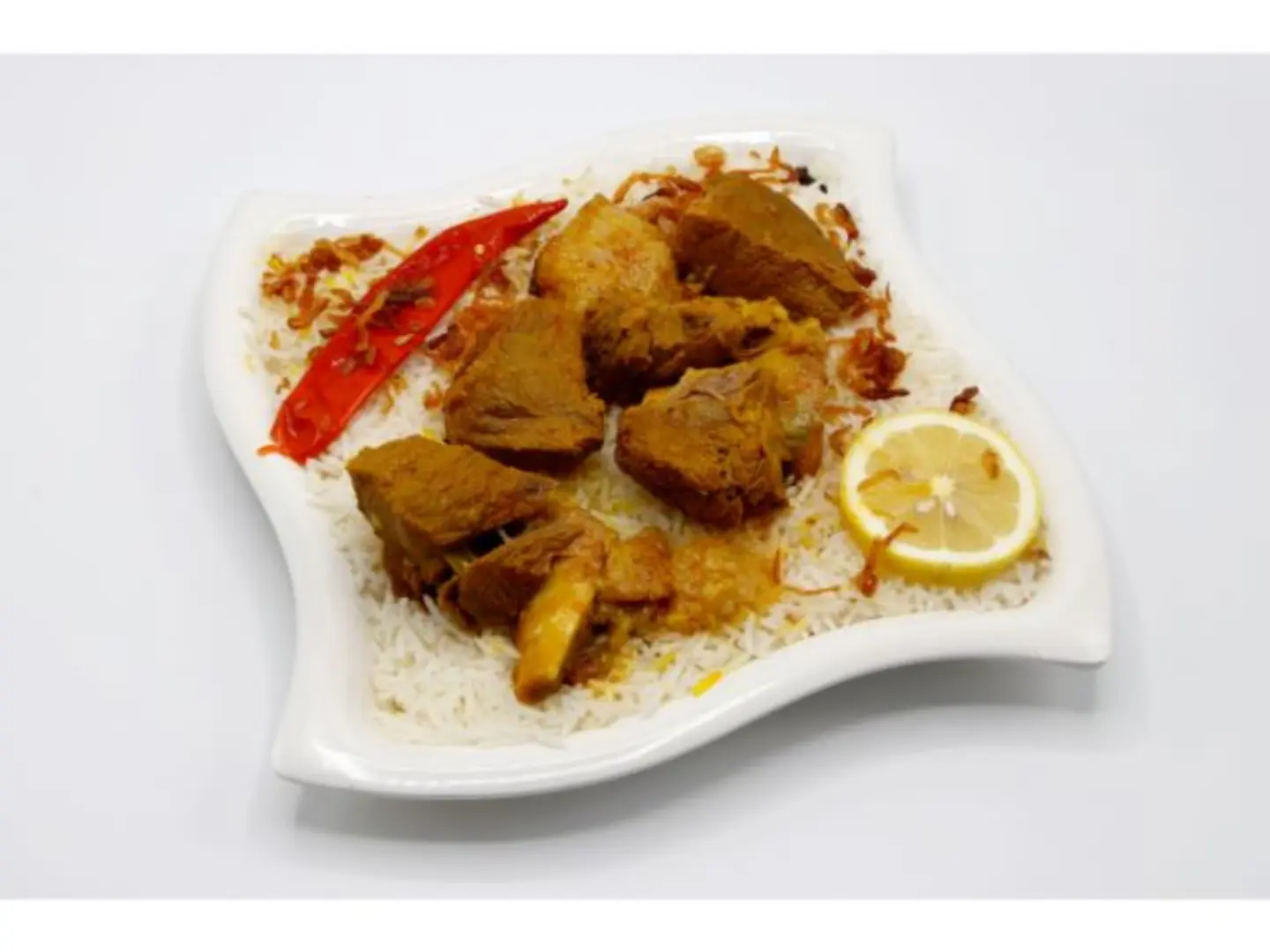 نفر لحم حاشي - أرز شعبي