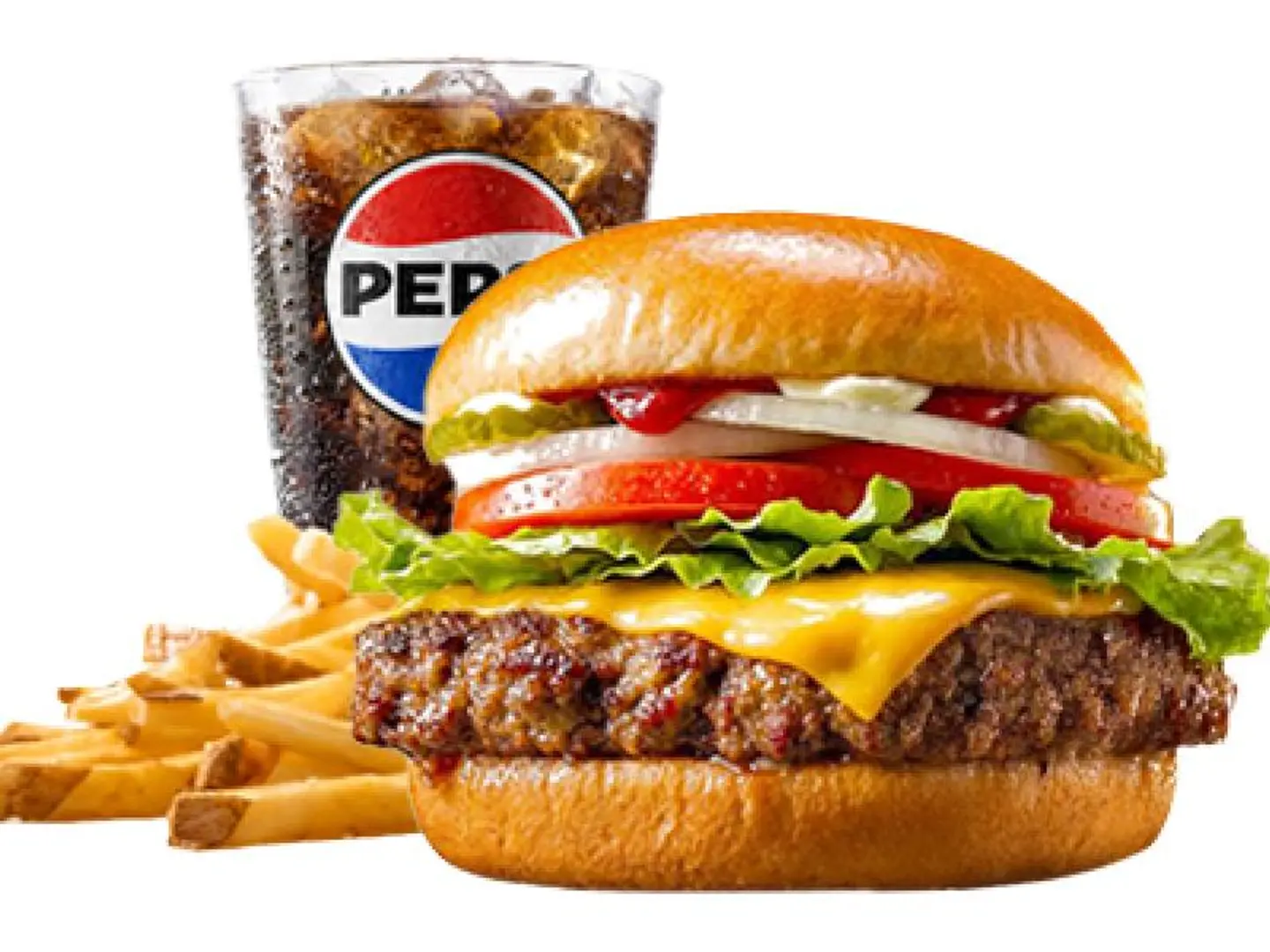 Wendy's Single Burger Combo - Medium