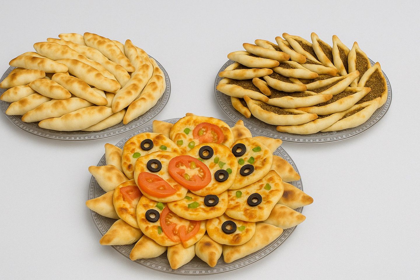 صحن مشكل معجنات - صغير