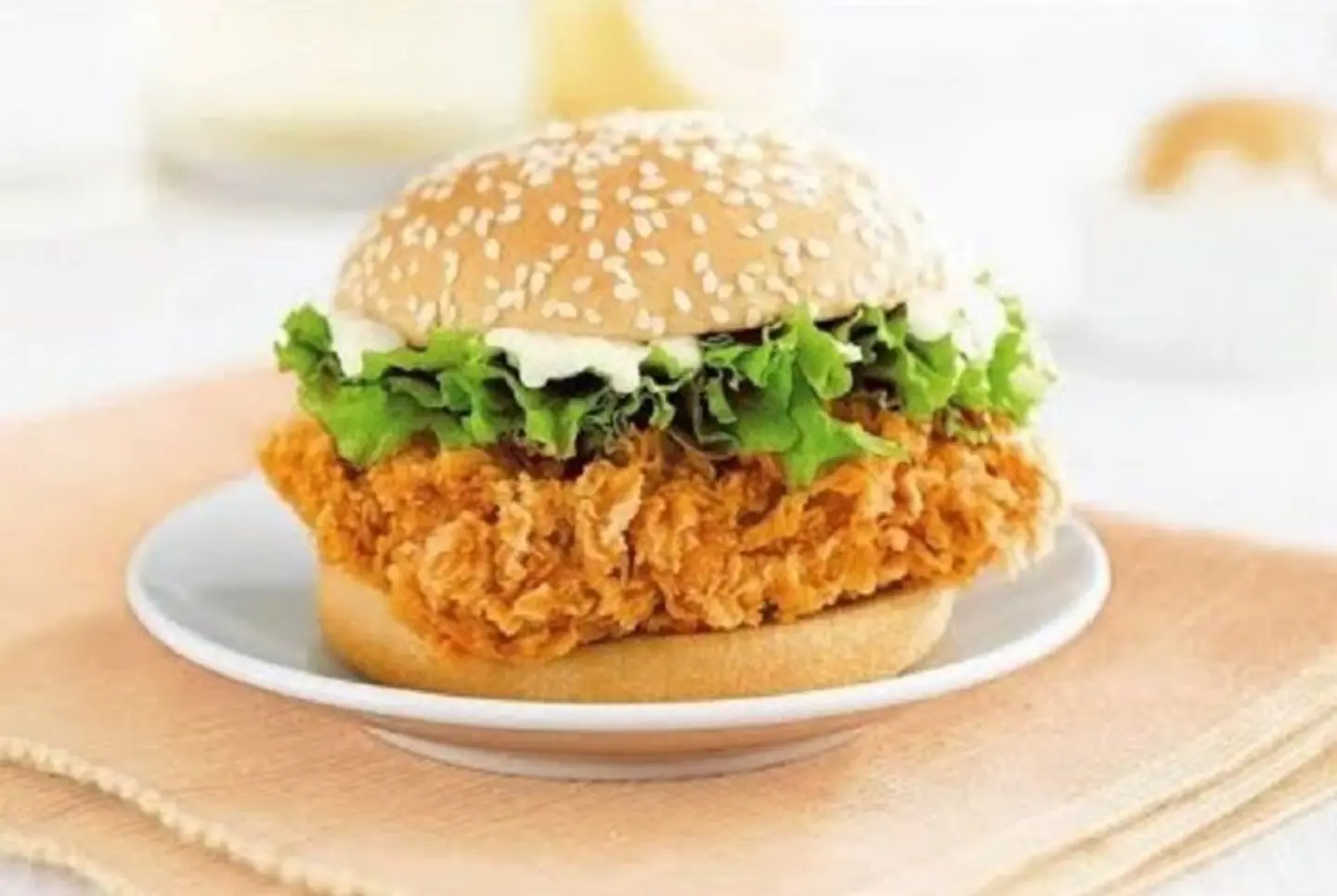 Fried Zinger Burger Meal - Small