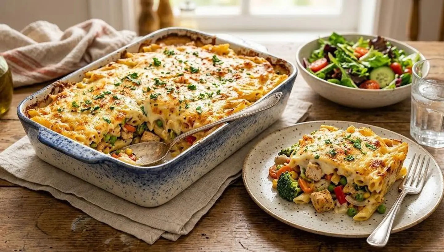 Béchamel Pasta With Chicken And Vegetables - Small
