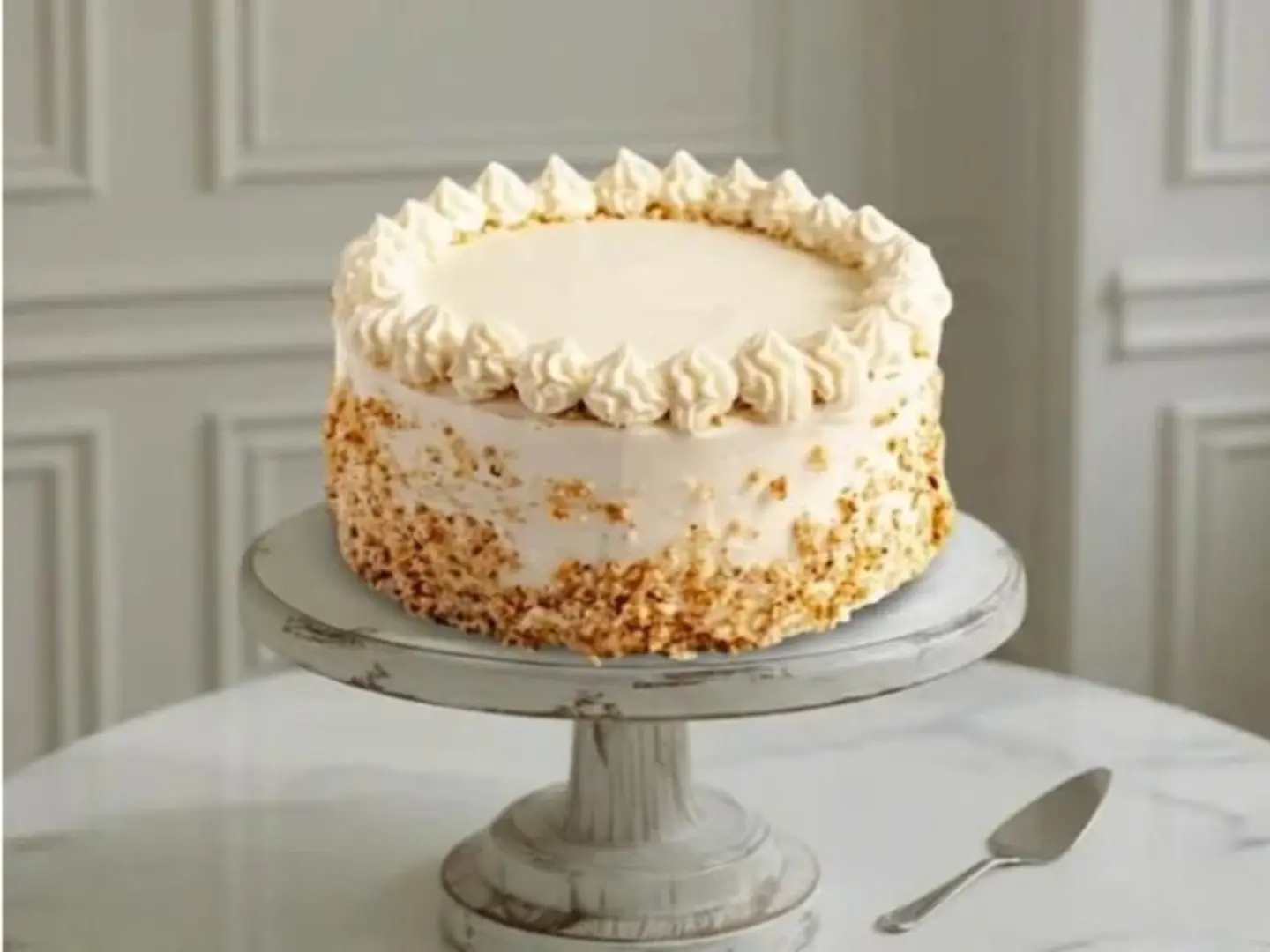 Vanilla Cake - Small Size 6 Inches