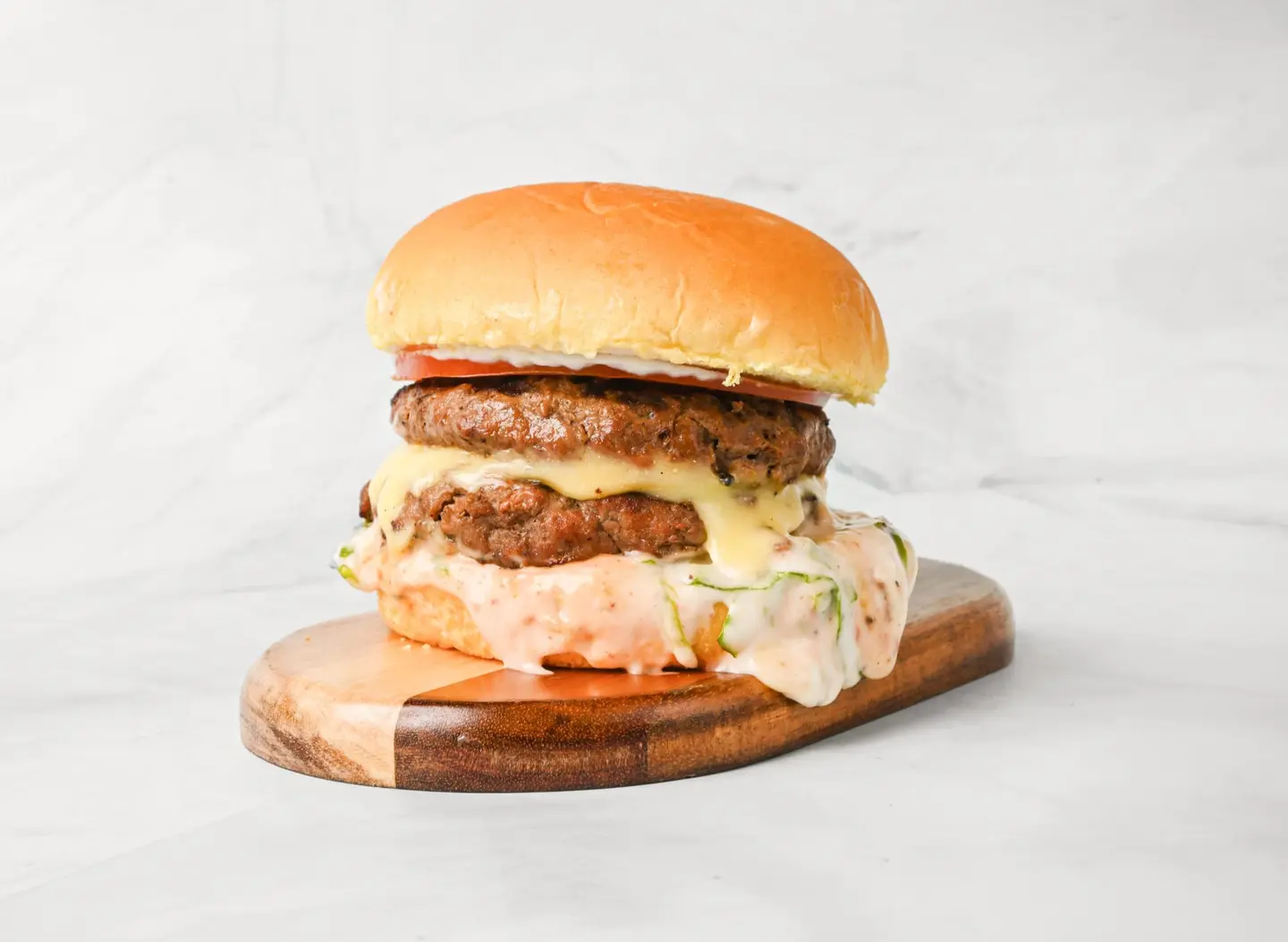Double Hashi Cheeseburger - Sandwich