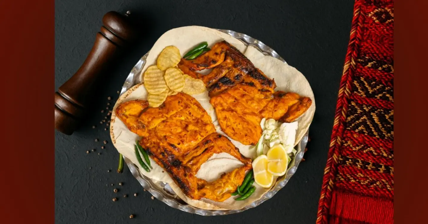 Charcoal Grill Without Rice - Half Piece