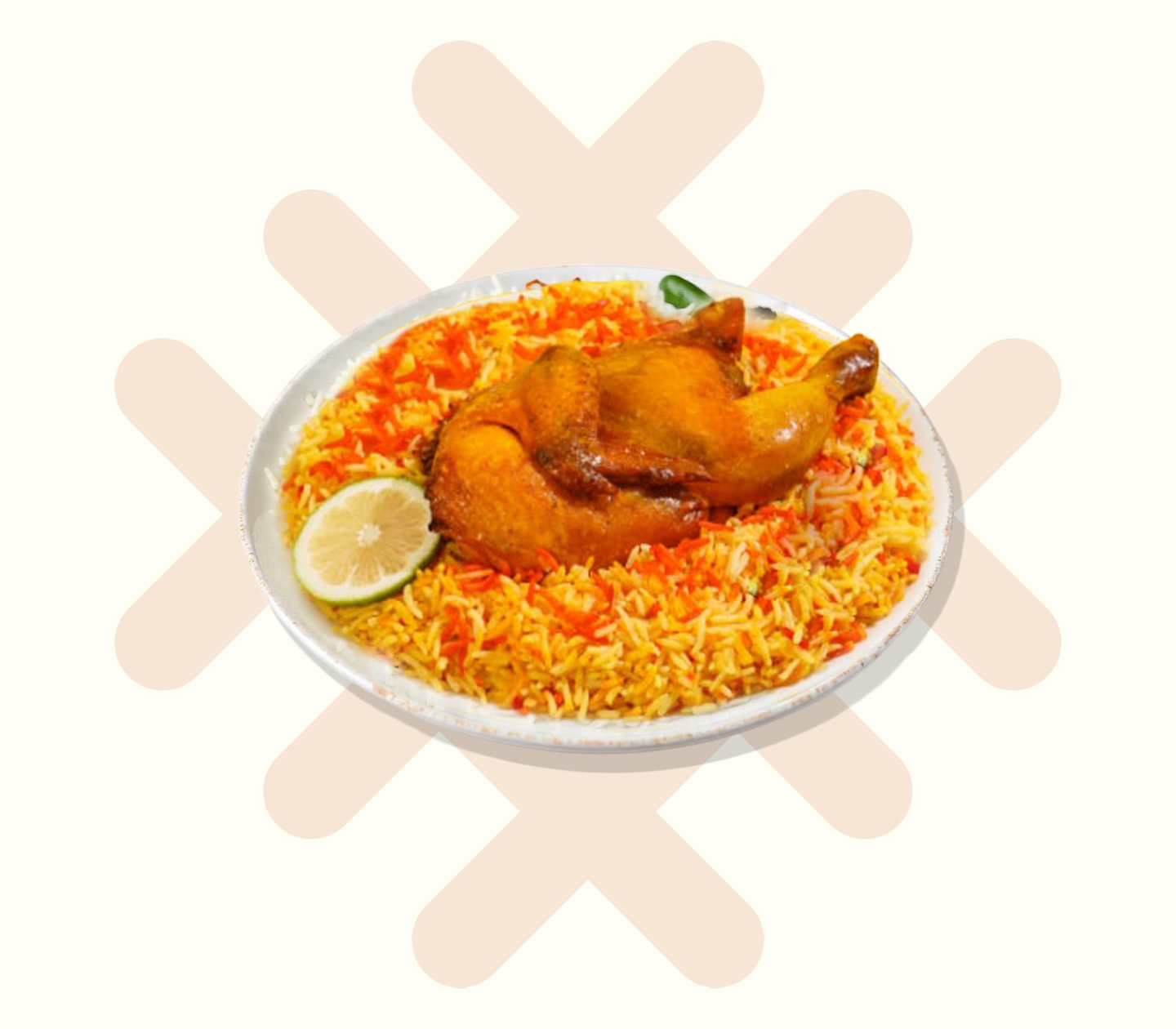 مندي مع الرز - حبة كاملة