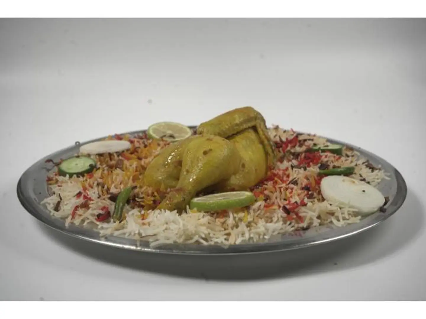 دجاج مندي سادة - نص حبة دجاج
