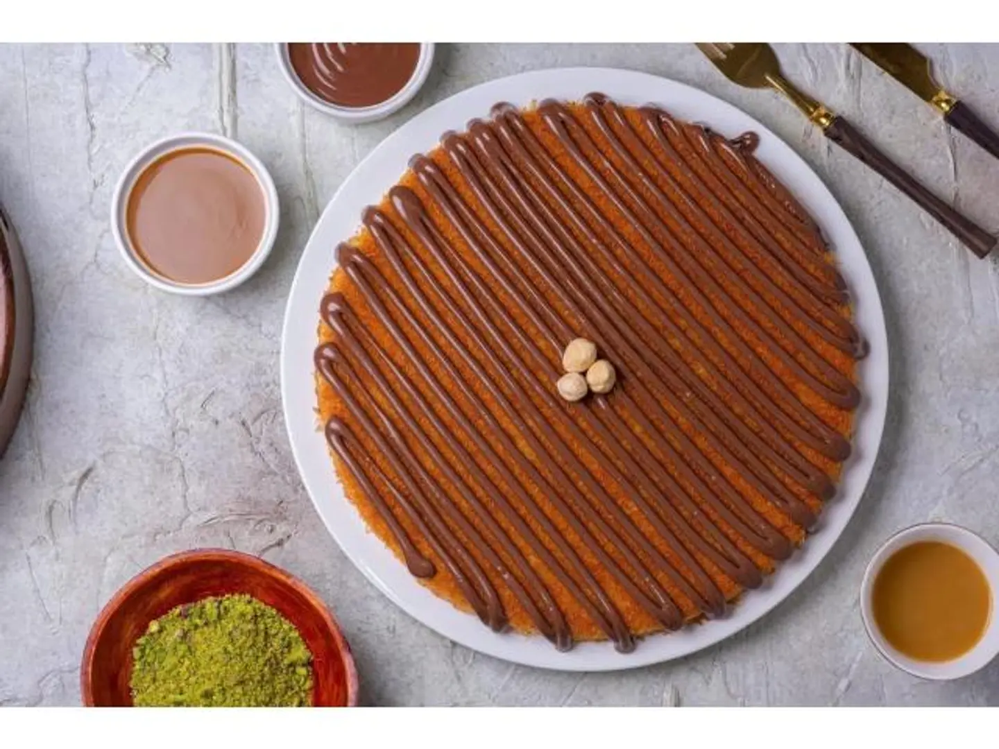 كنافة بالنوتيلا - صغير