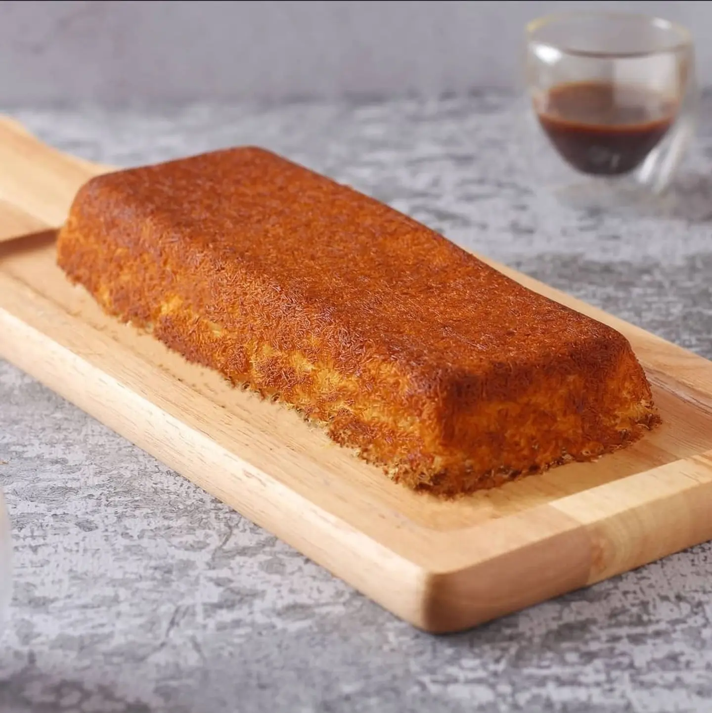 Rectangular Kunafah With Cream - Small