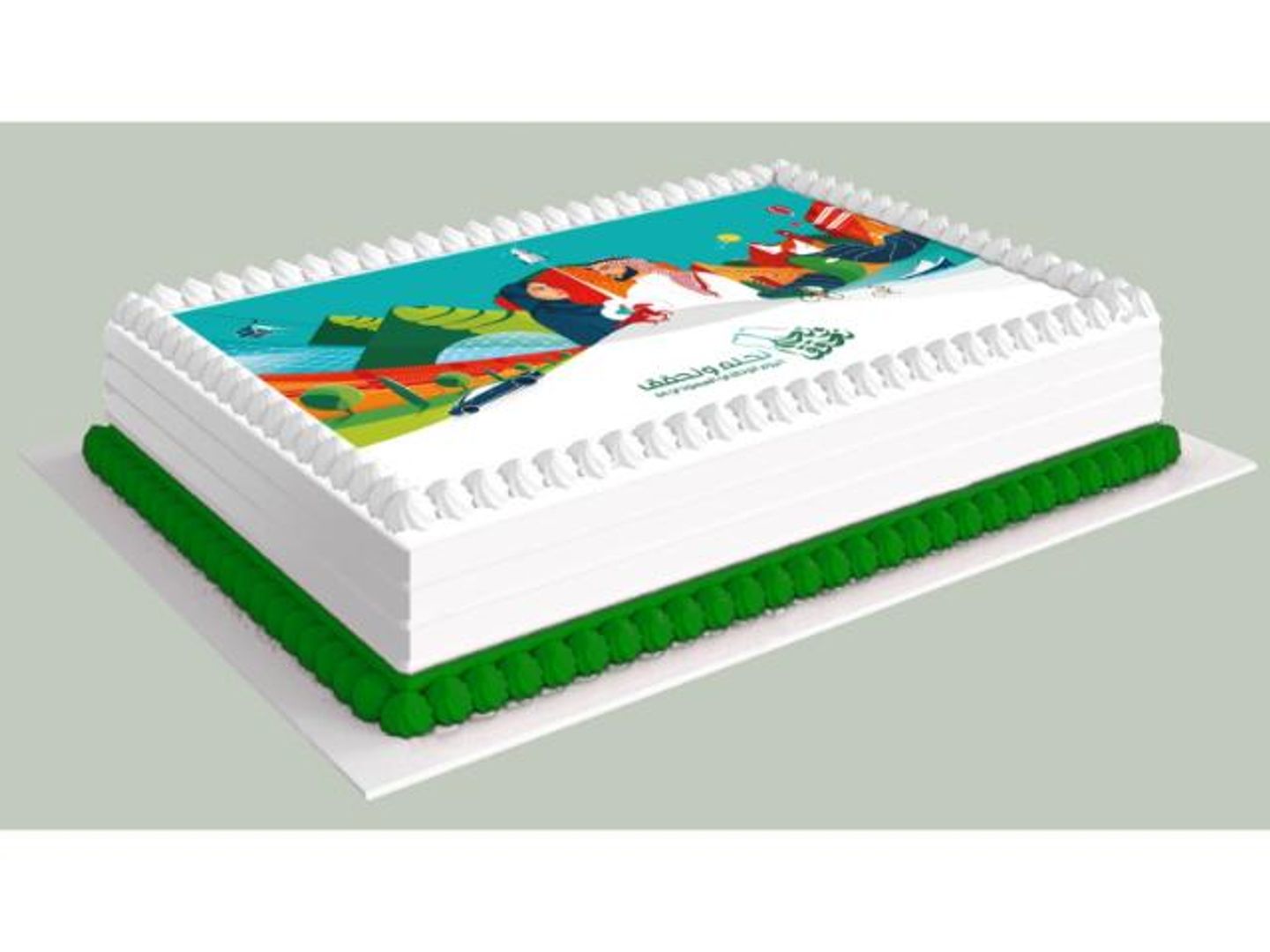 Rectangular National Day Cake - Small