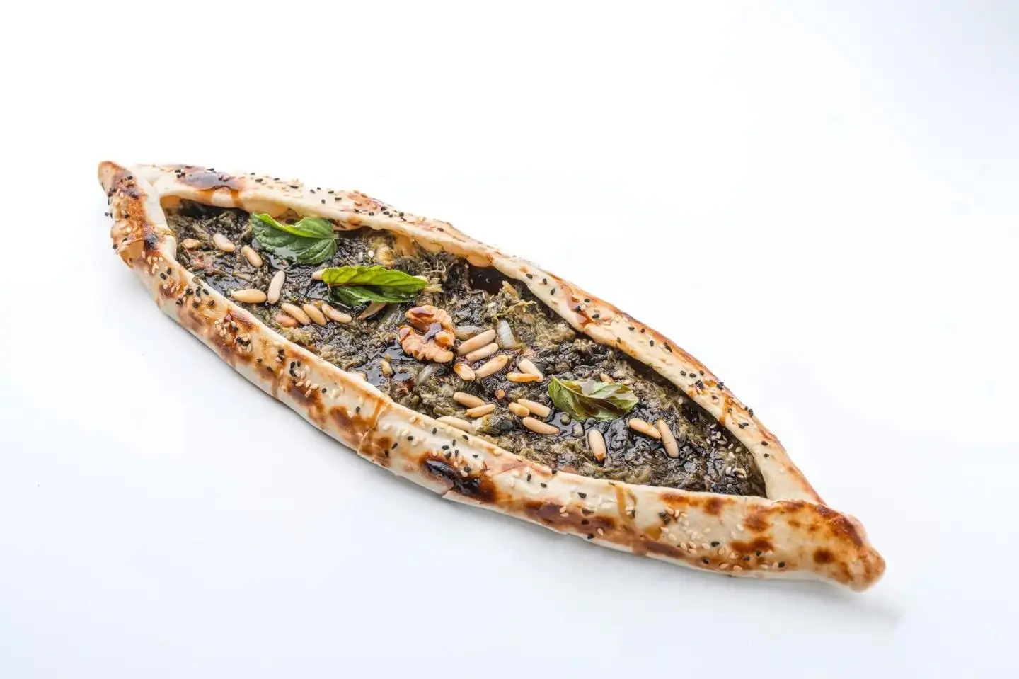 فطيرة سبانخ - وسط