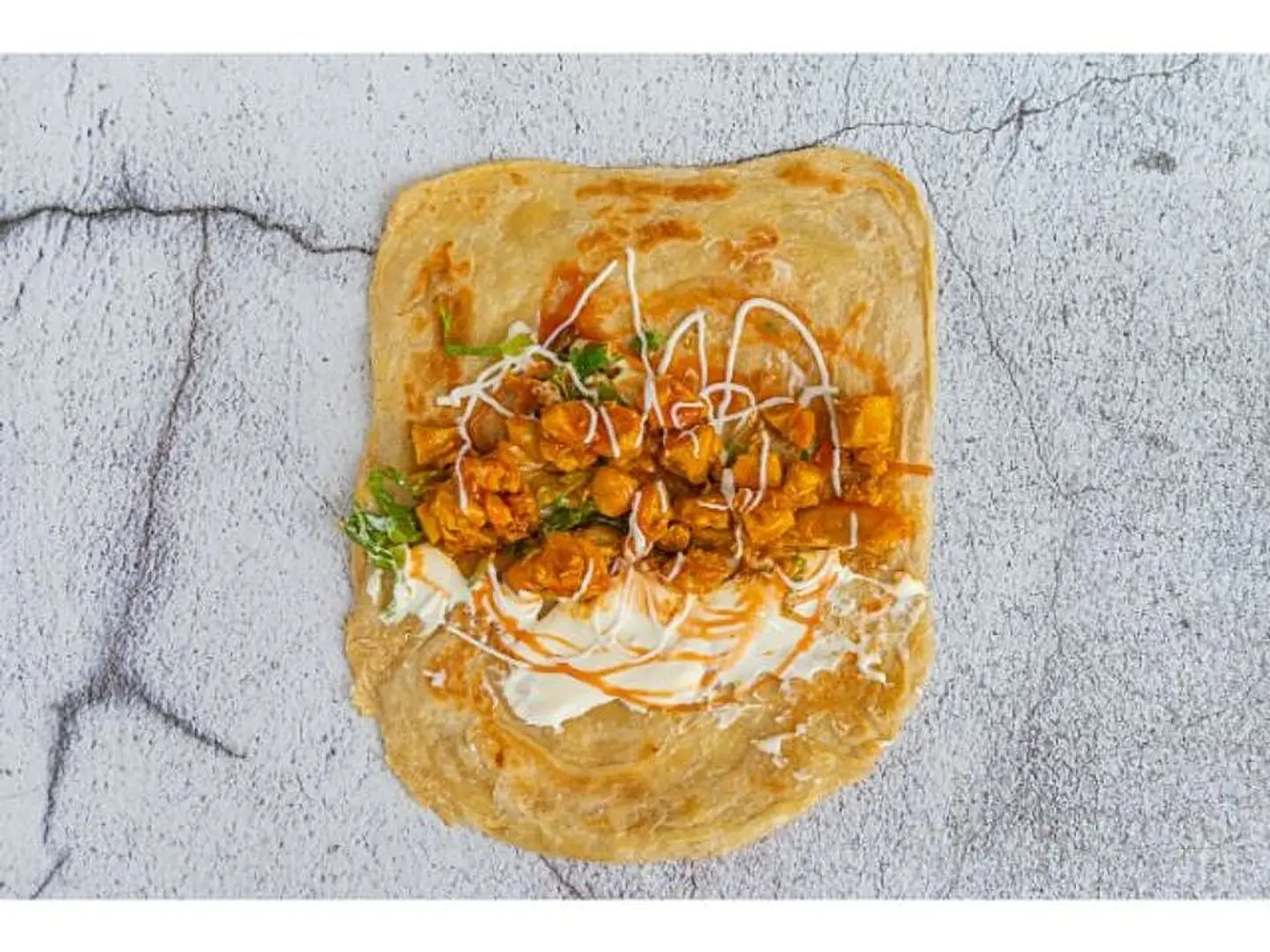Mexican Chicken Chapati - With Cheese