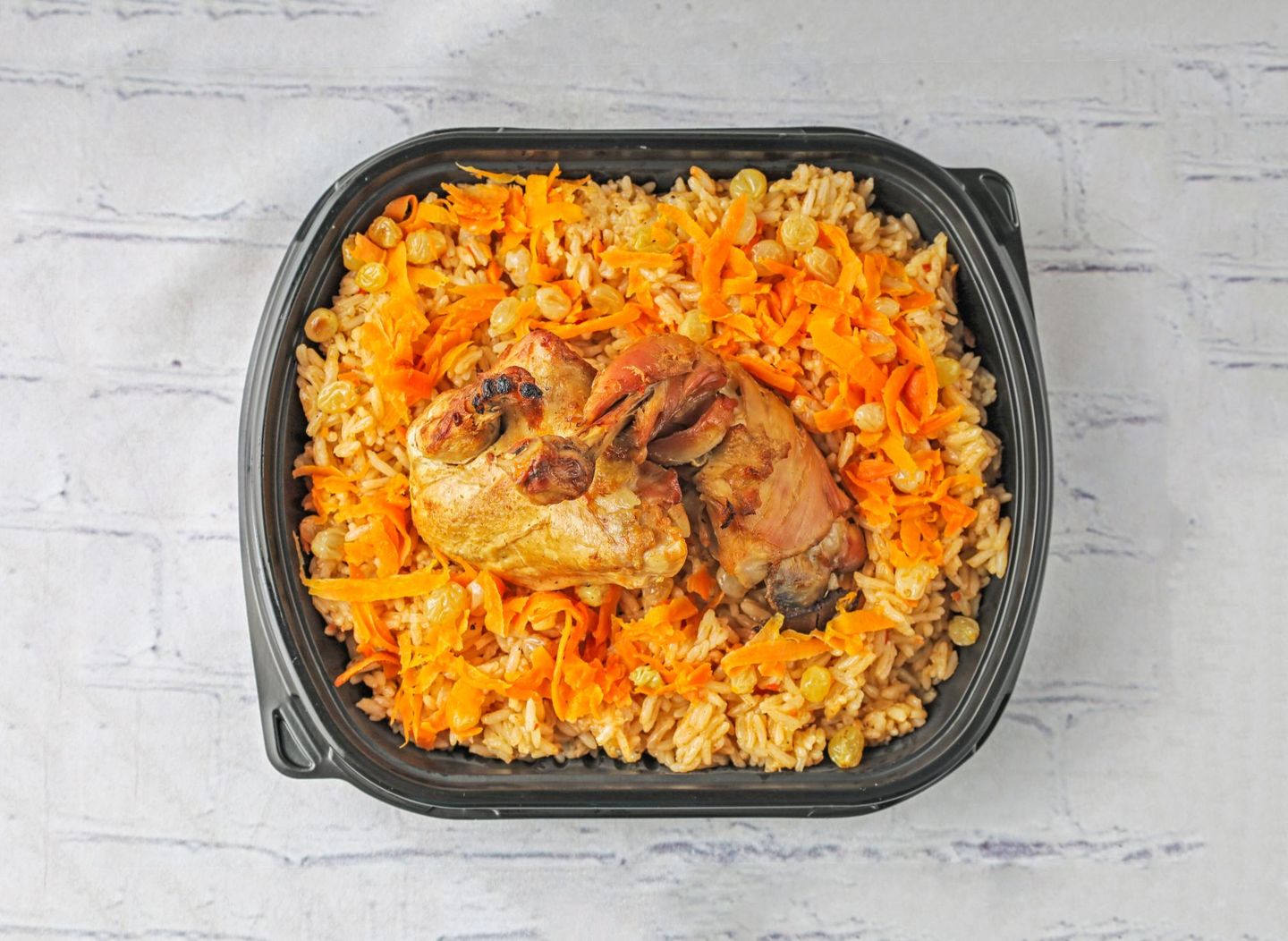 كبسة دجاج محمر- رز بسمتي - نص حبة