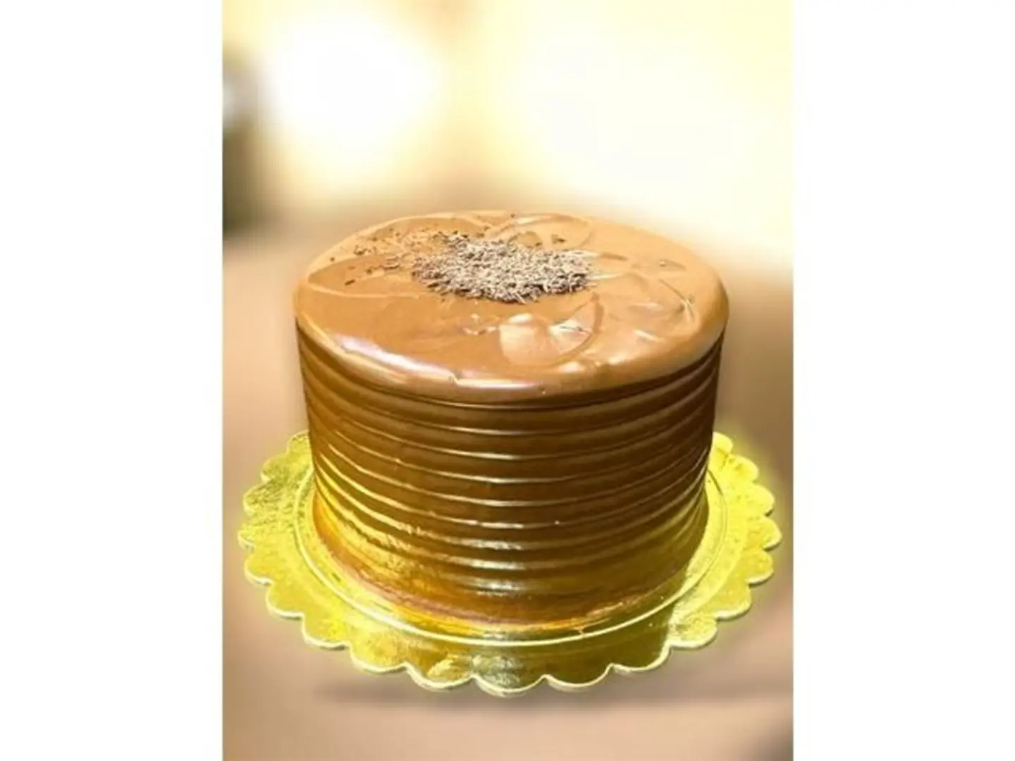 كيك النوتيلا - وسط