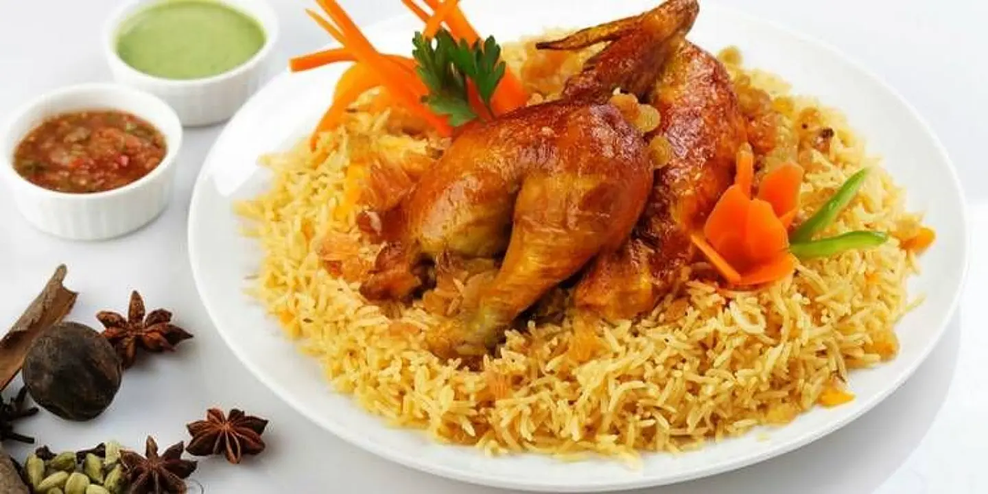 Grilled Chicken With White Rice - Half Chicken