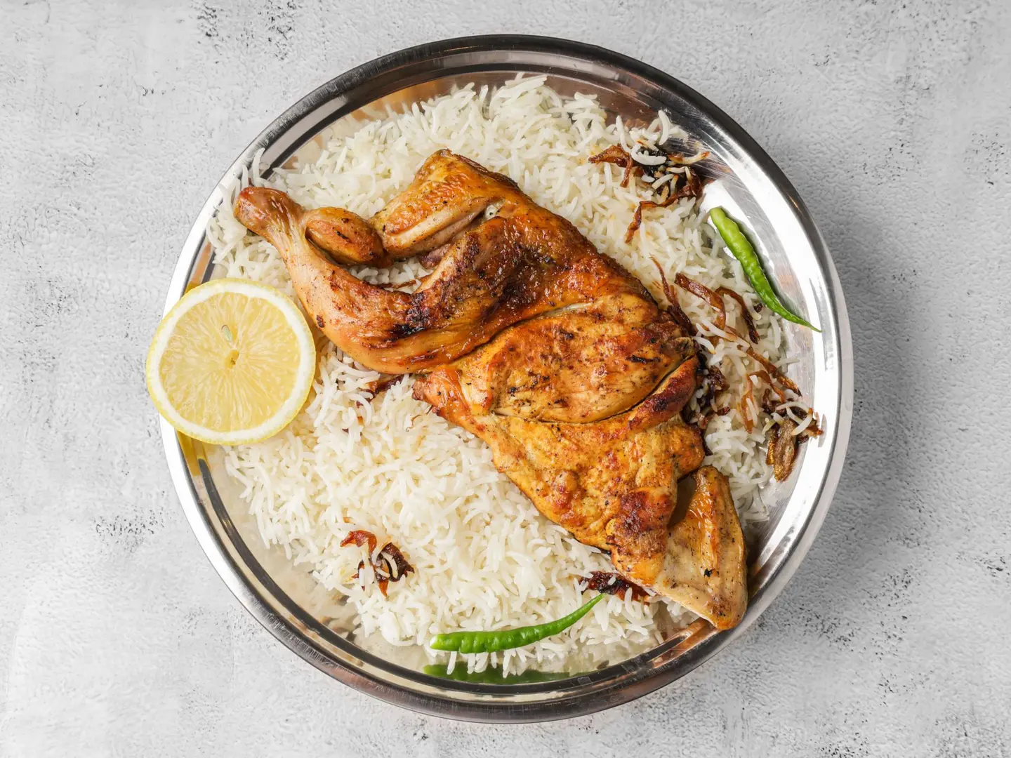 دجاج مظبي - نص حبة دجاج