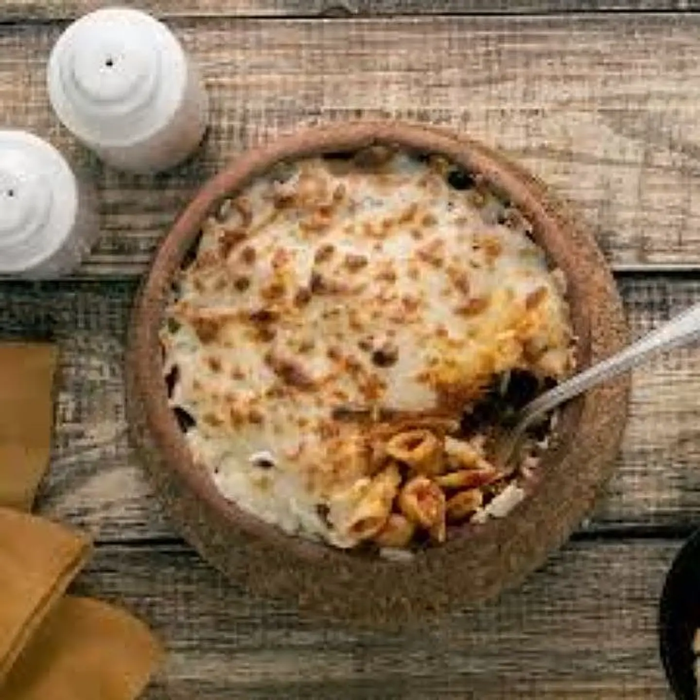 Chicken Or Meat Pasta Casserole With Mozzarella - Chiken