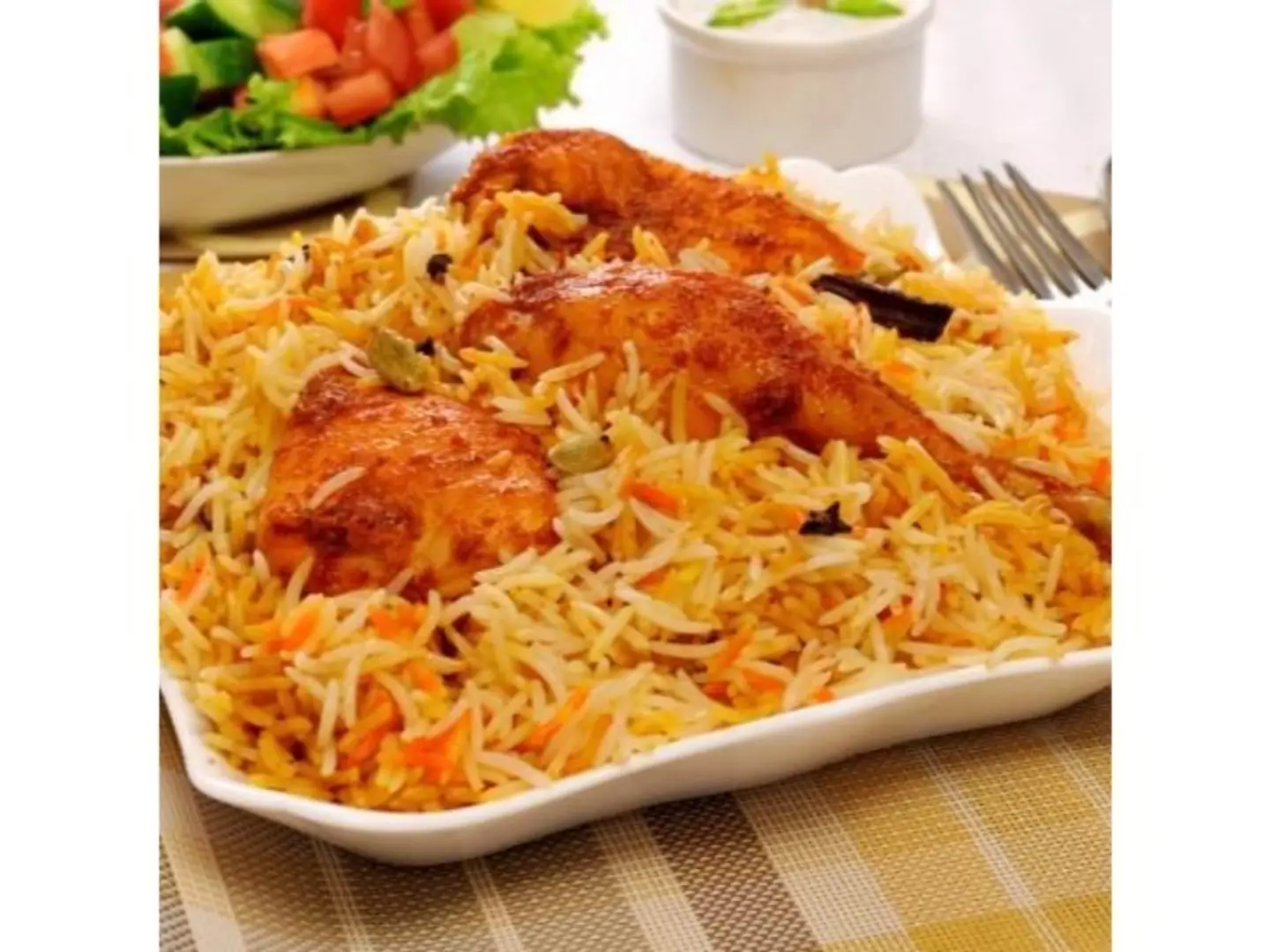 Basmati Rice - Half A Chicken