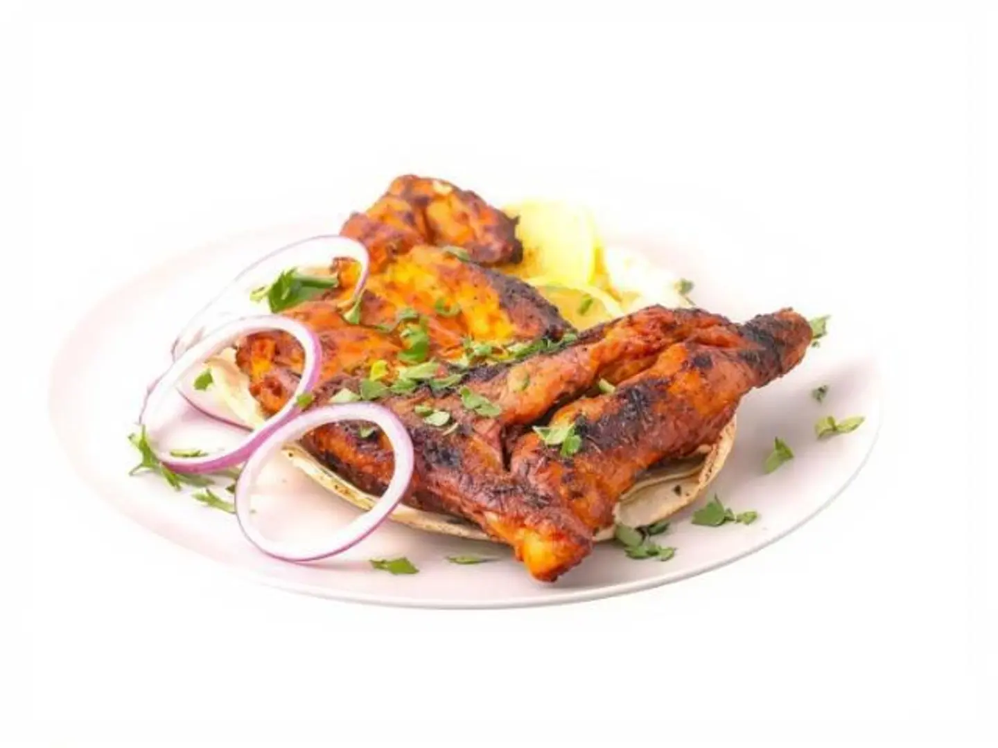 Plain Grilled Chicken With Rice And Salad - 1/4 Kg