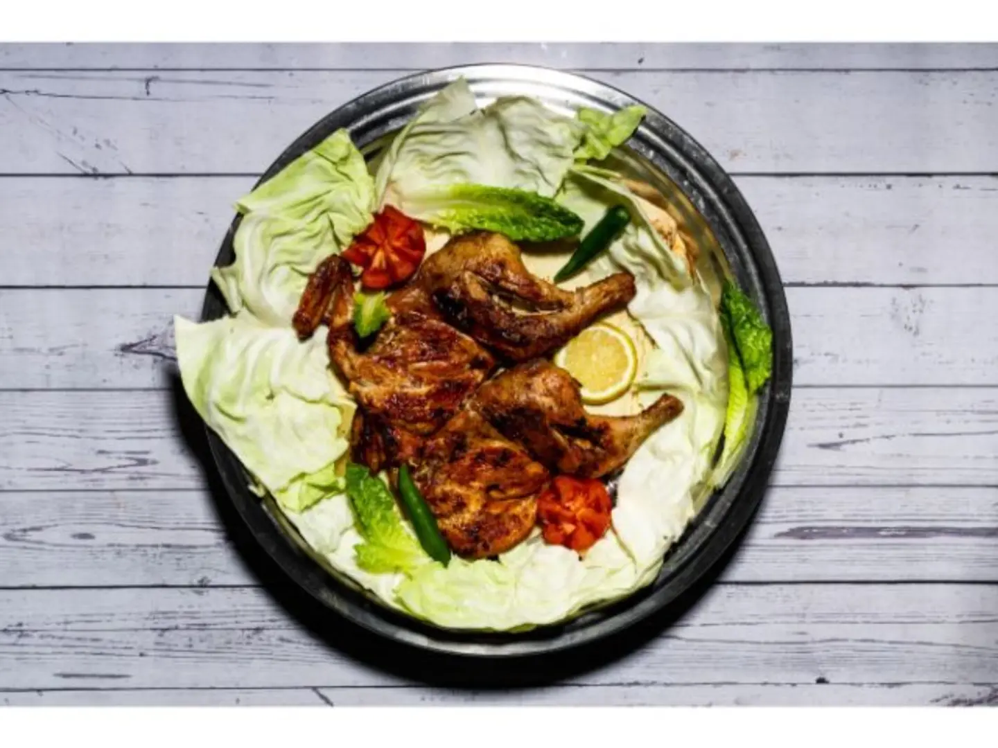 دجاج مظبي بدون رز - نص دجاجة