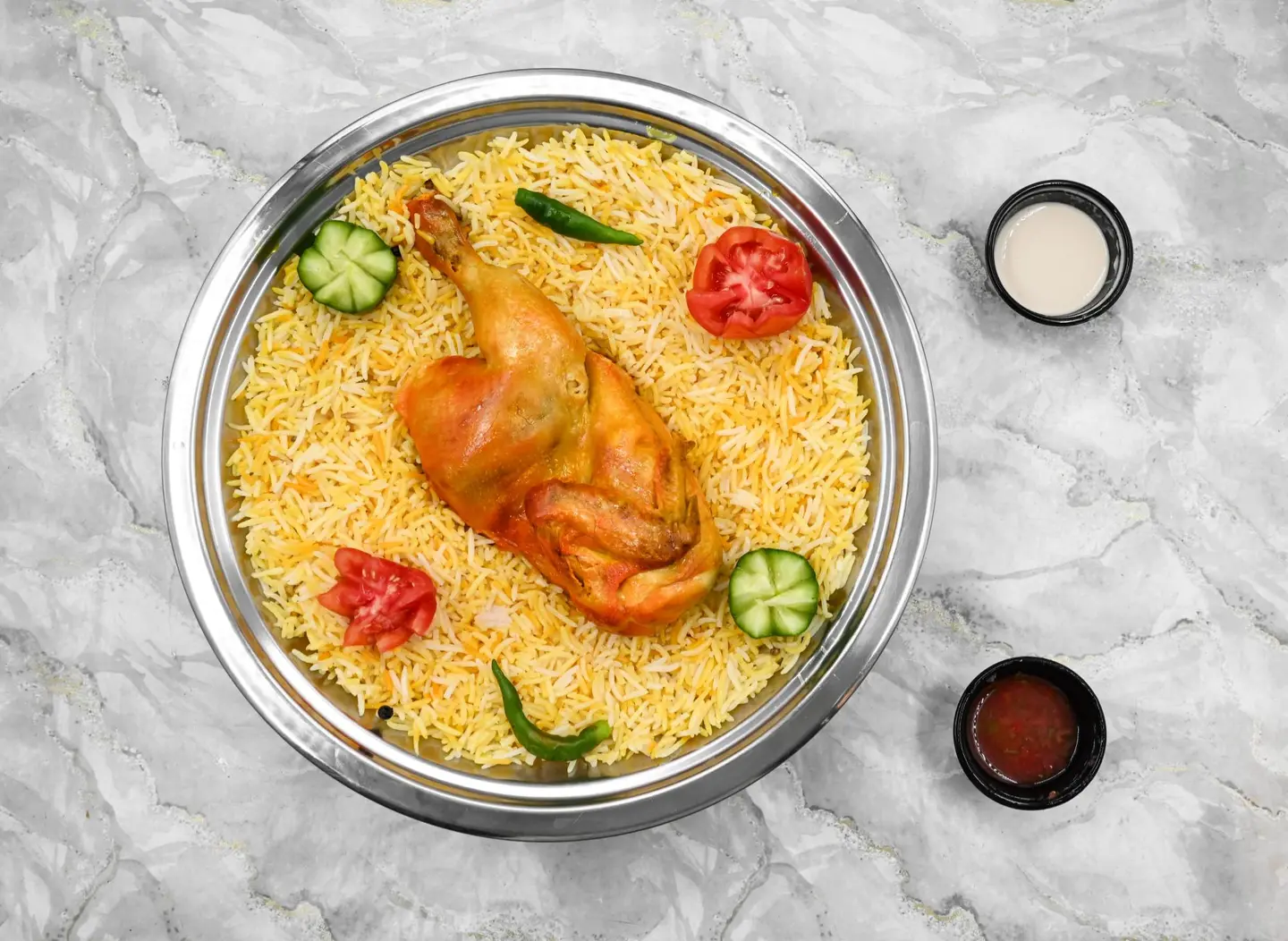 دجاج مندي - ربع دجاجة