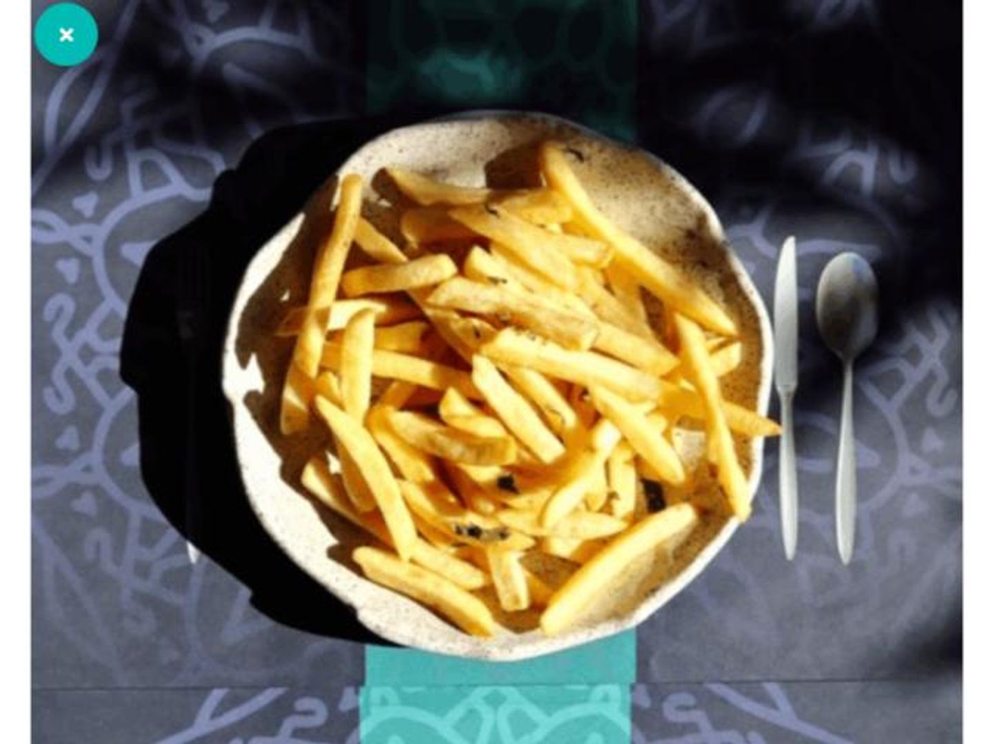 بطاطا مقلية - وسط