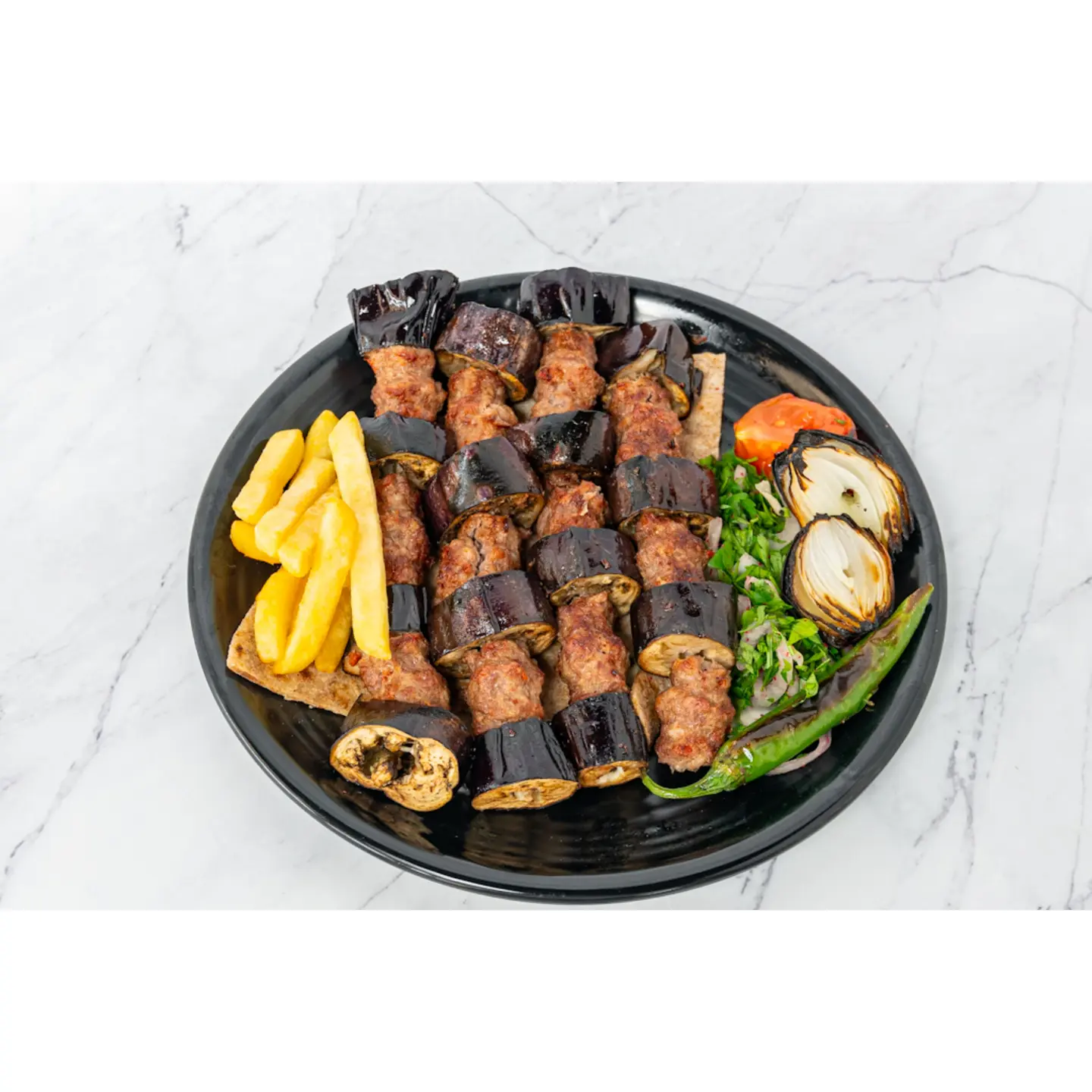 Eggplant Kebab - For One Person