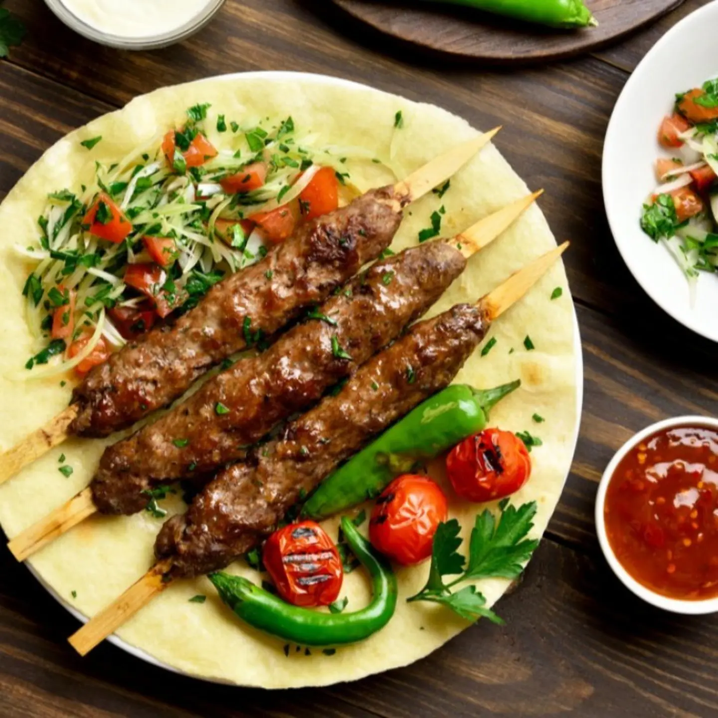 Kebab With Pine  - One Person