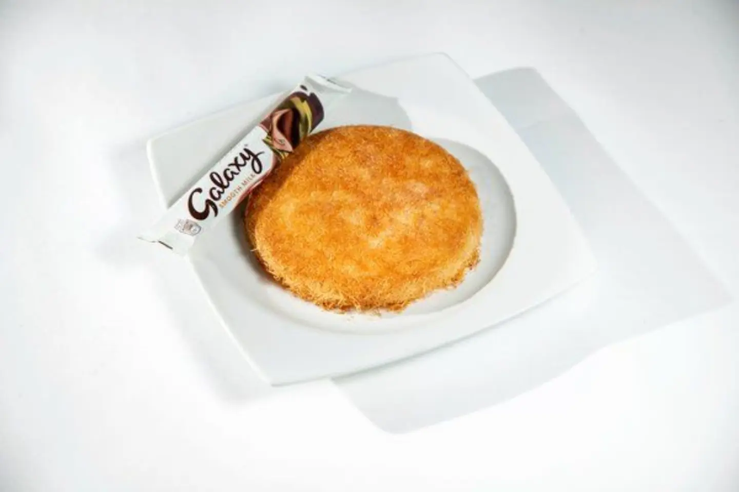 كنافة جالكسي - صحن قصدير