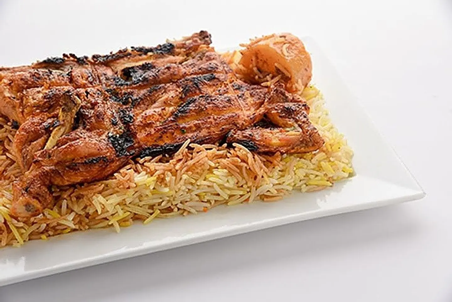 Charcoal Chicken Kabuli Rice - Half A Chicken