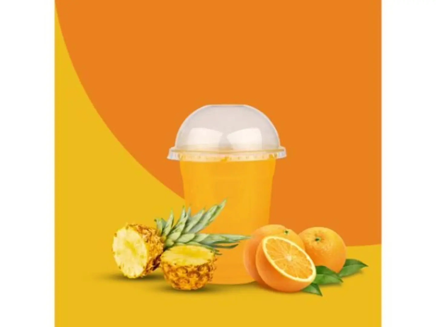 أناناس برتقال - وسط