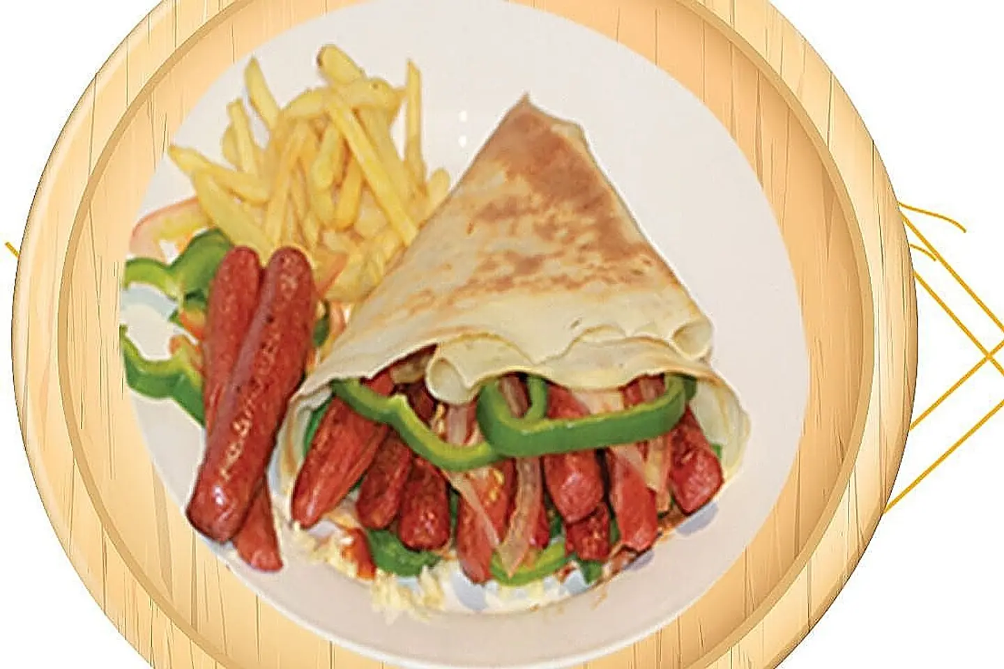 Hot Dog Crepe - Small