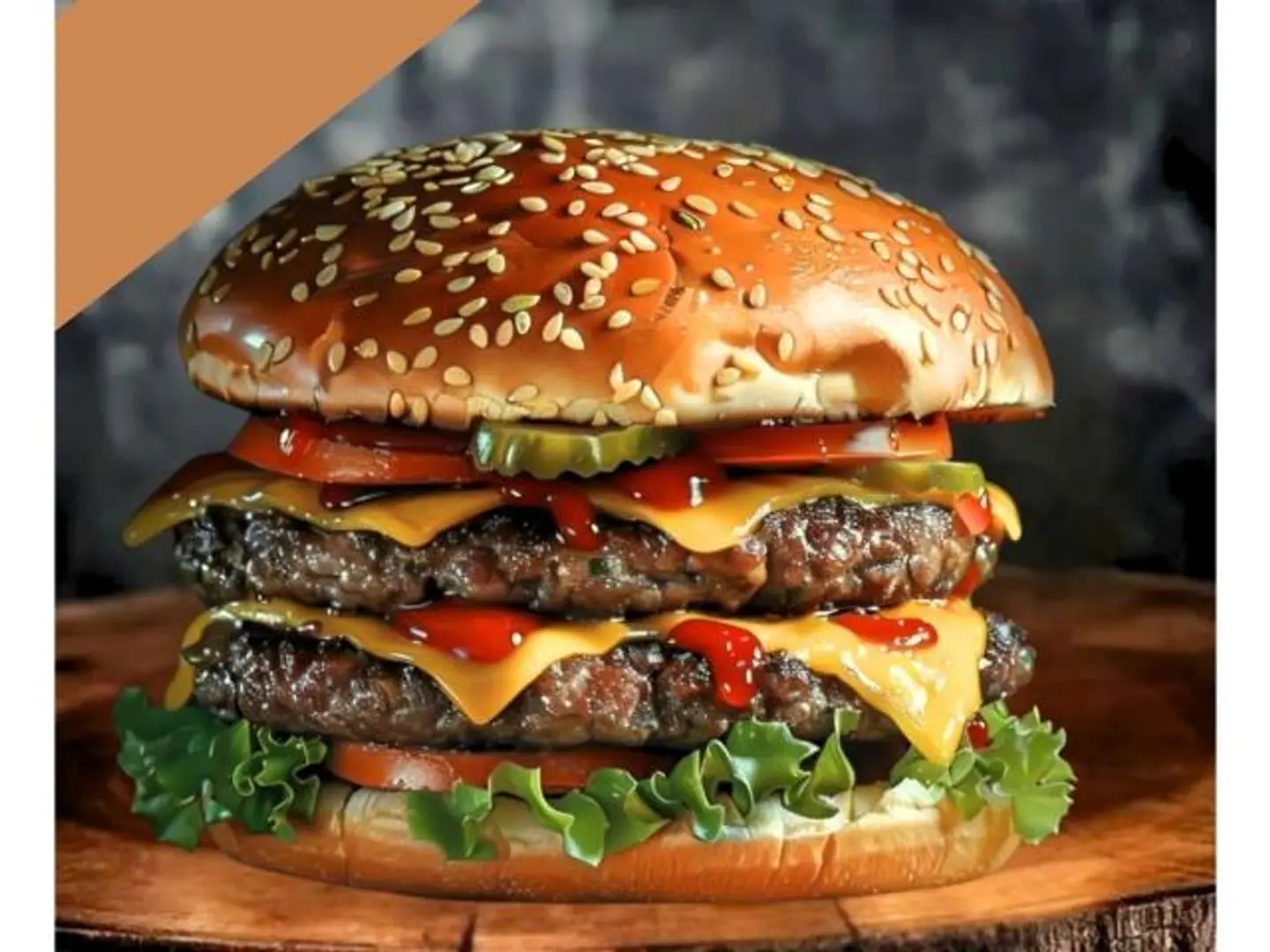 دبل لحم - ساندوتش