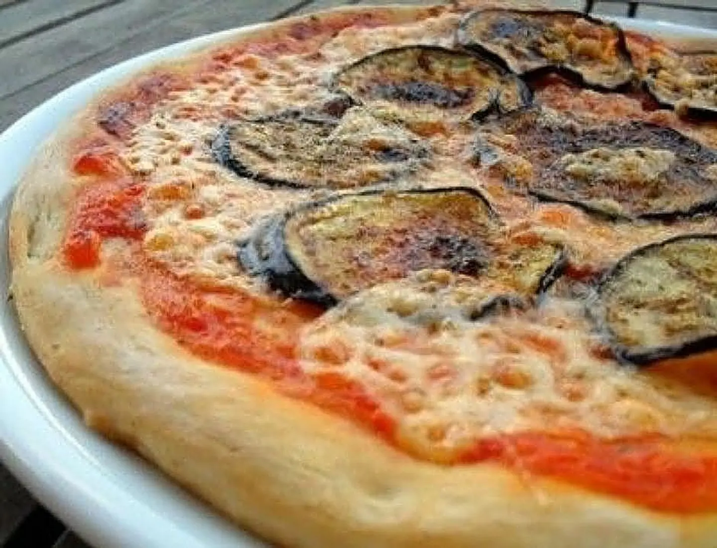 Zucchini And Eggplant Pizza - Medium