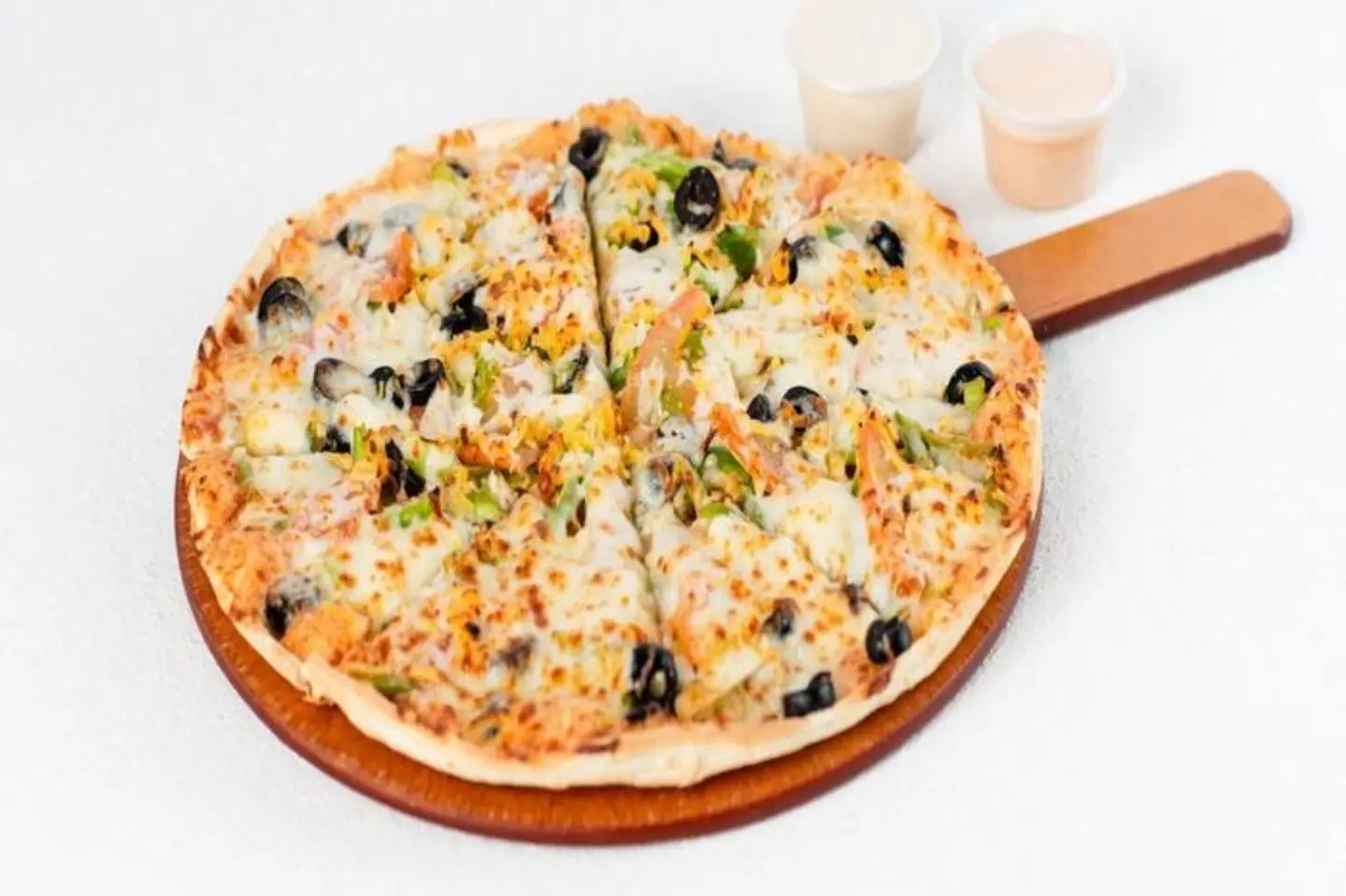 بيتزا خضار - وسط