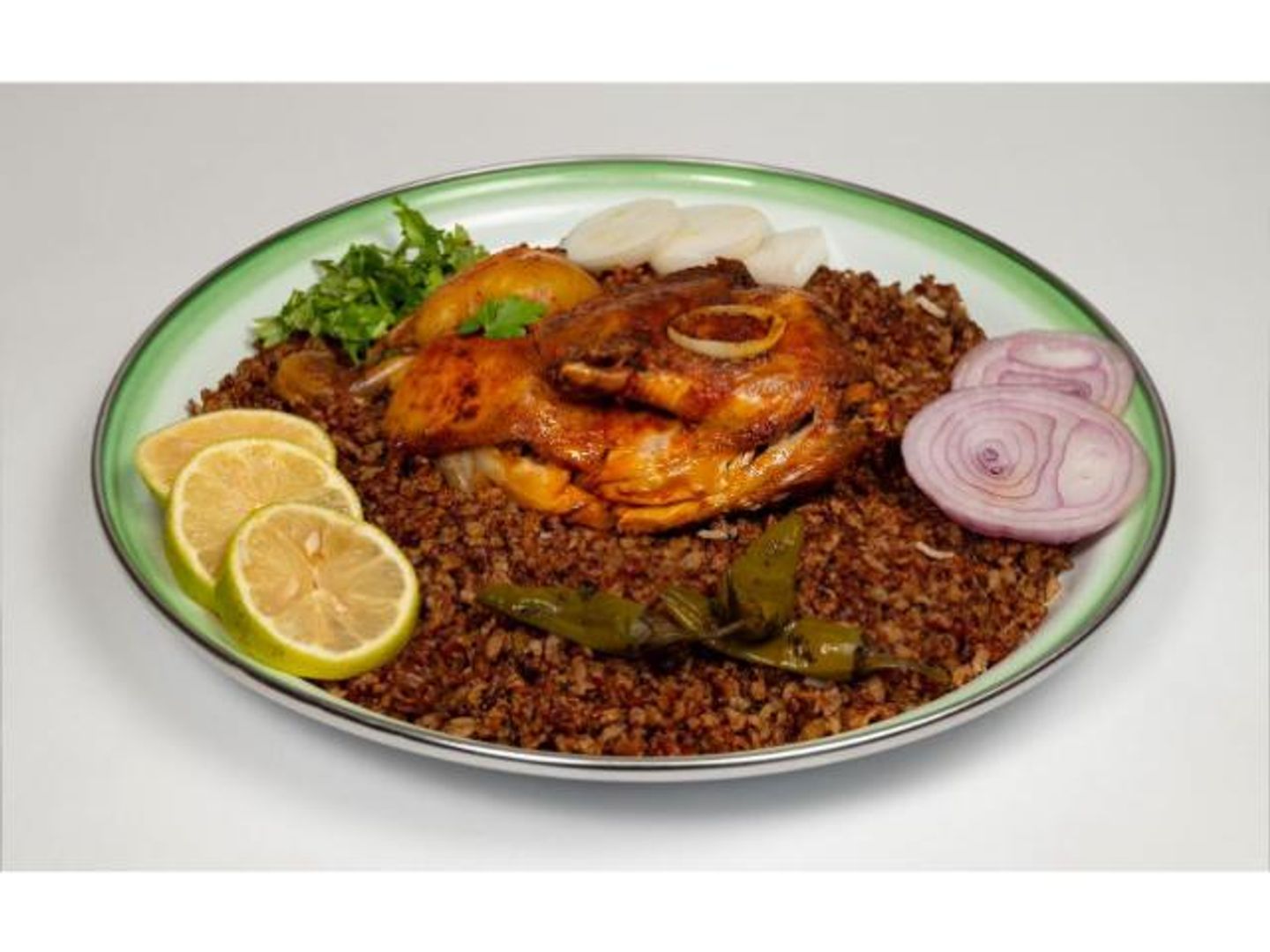 دجاج عيش حساوي - نص حبة دجاج عيش حساوي