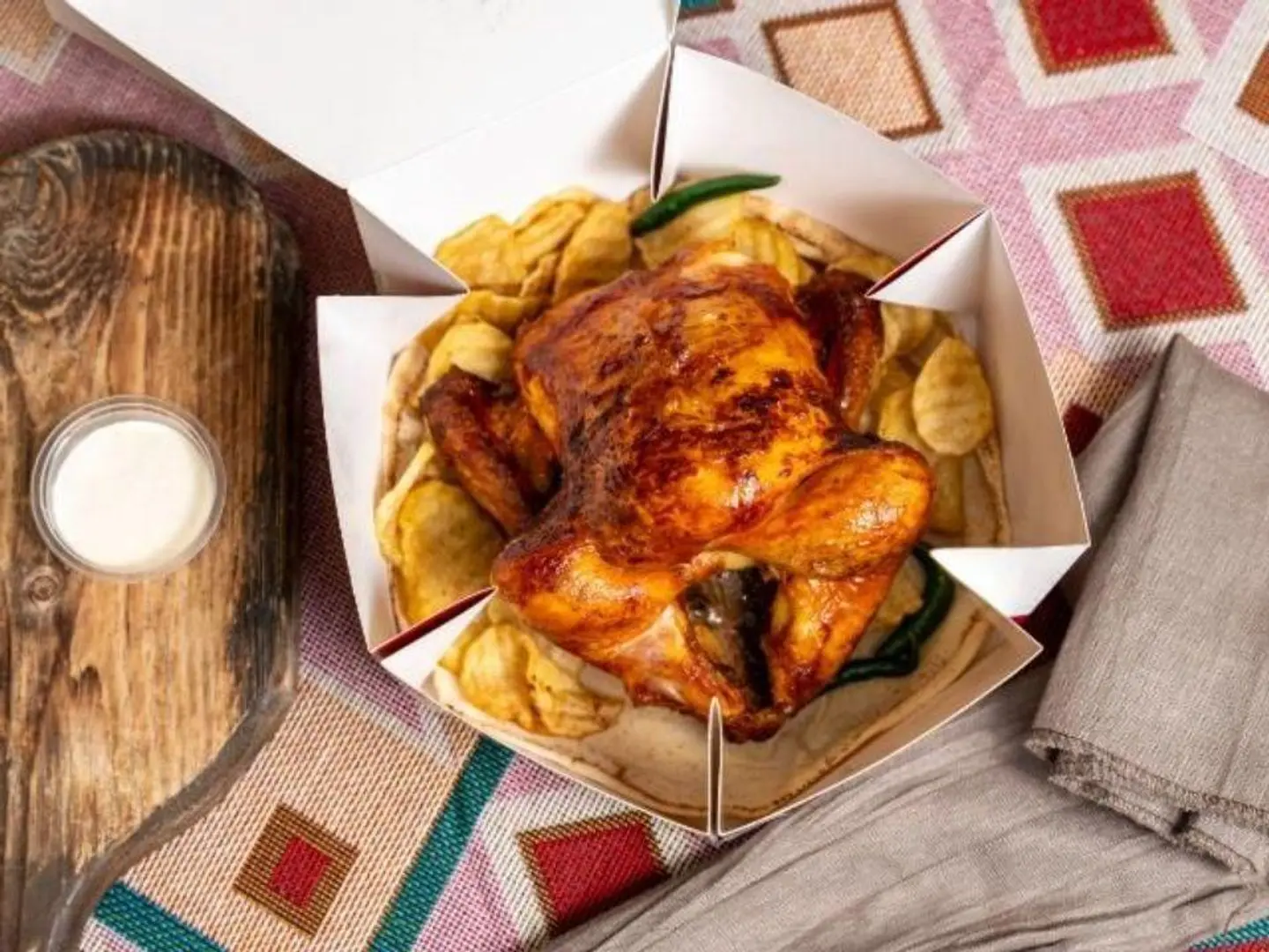 دجاج شواية سادة - ربع دجاجة